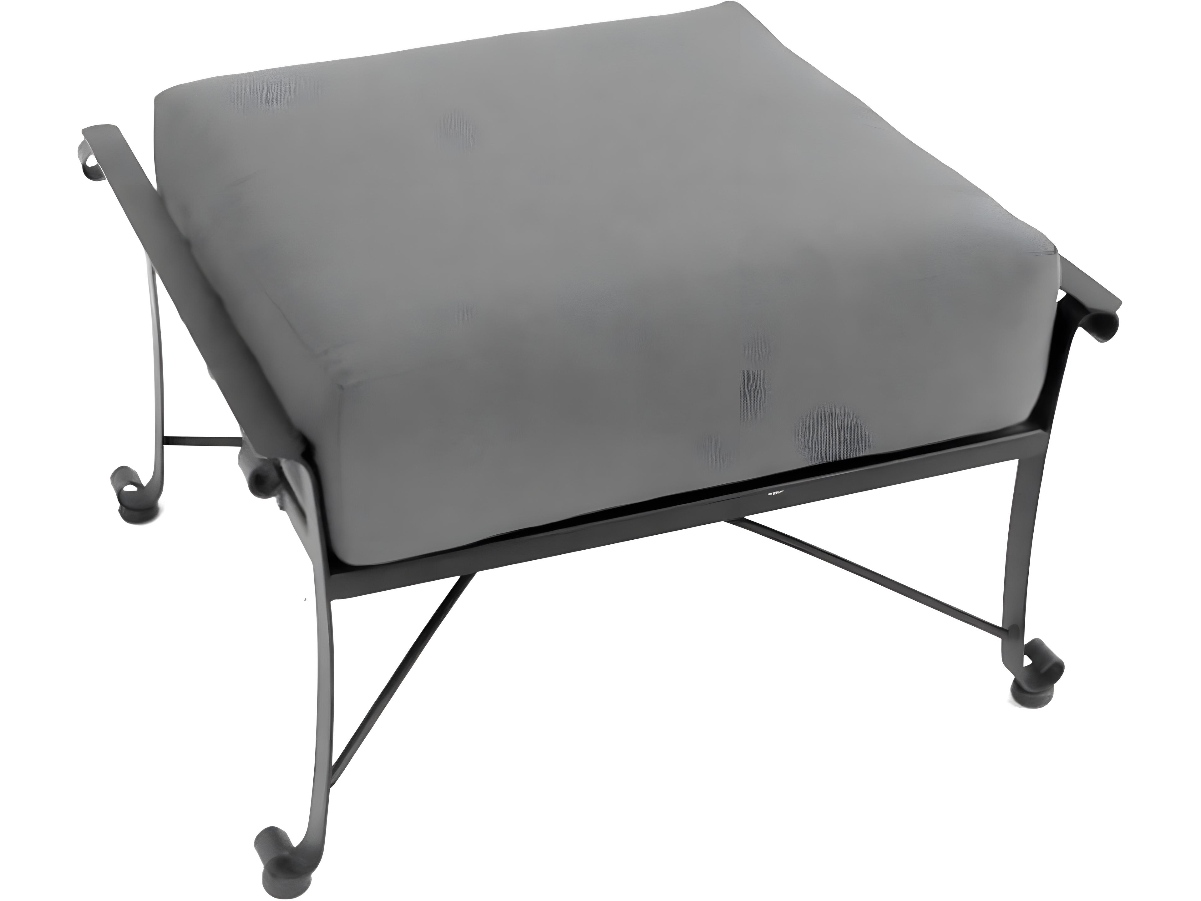 Vinings Deep Seating Wrought Iron Outdoor Ottoman