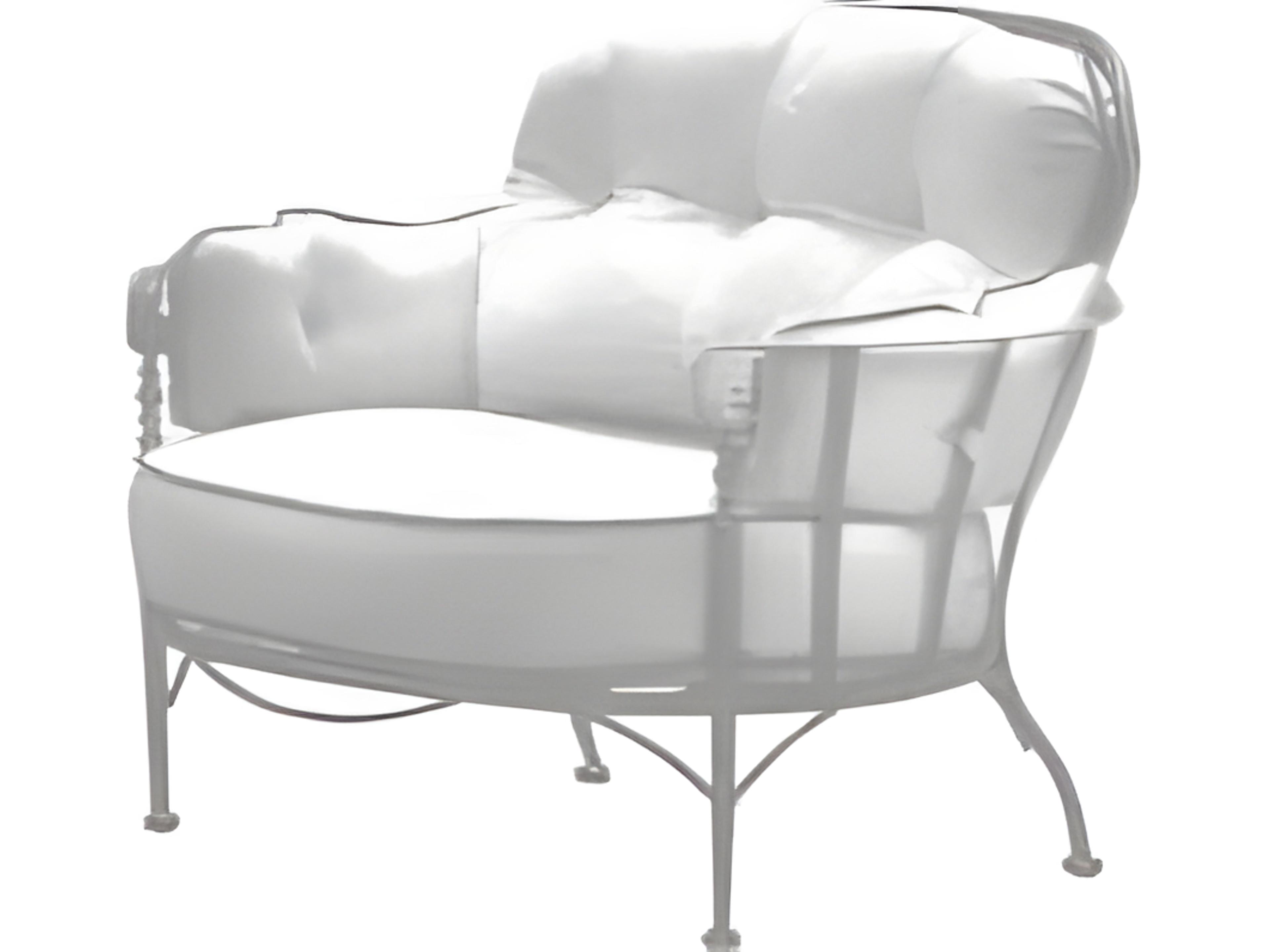 Athens Deep Seating Wrought Iron Cuddle Outdoor Lounge Chair