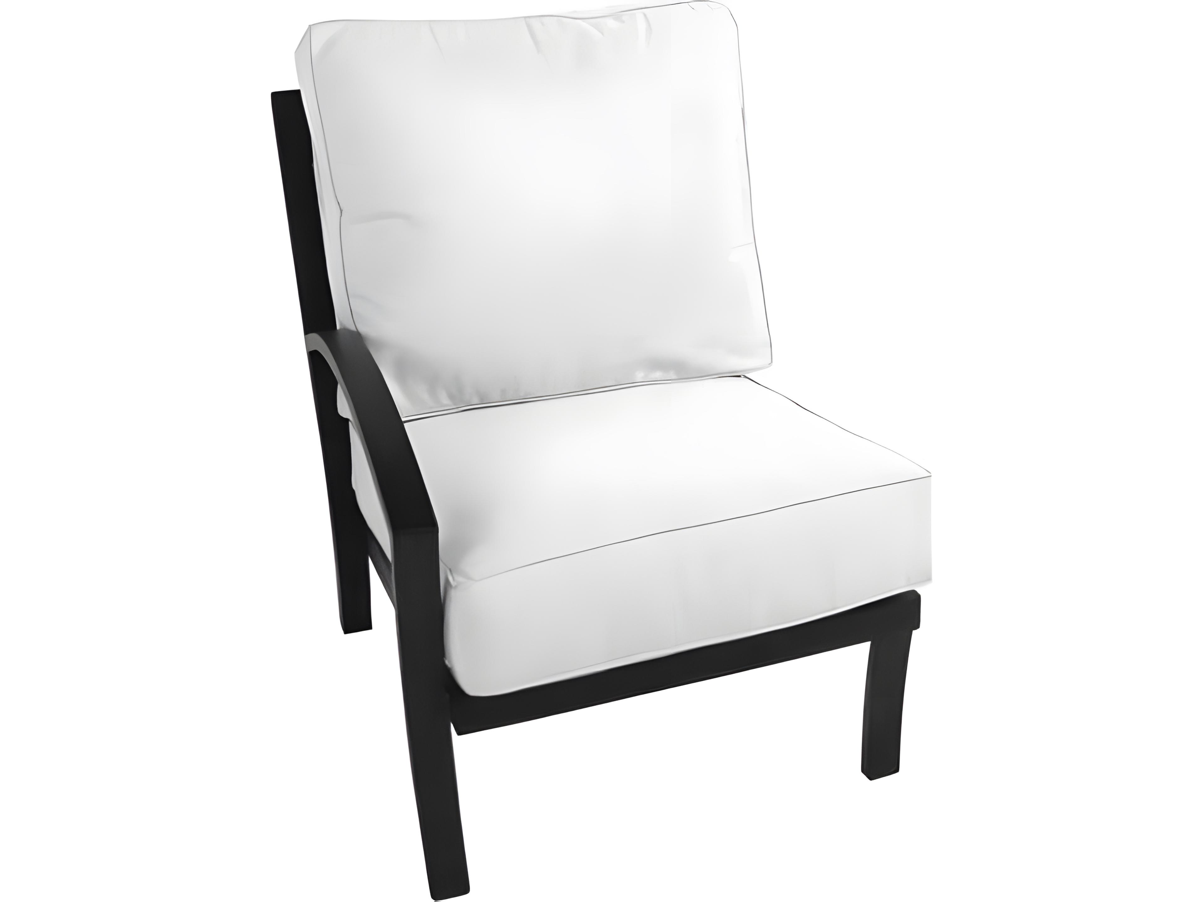 Maddux Wrought Iron Left Arm Patio Lounge Chair