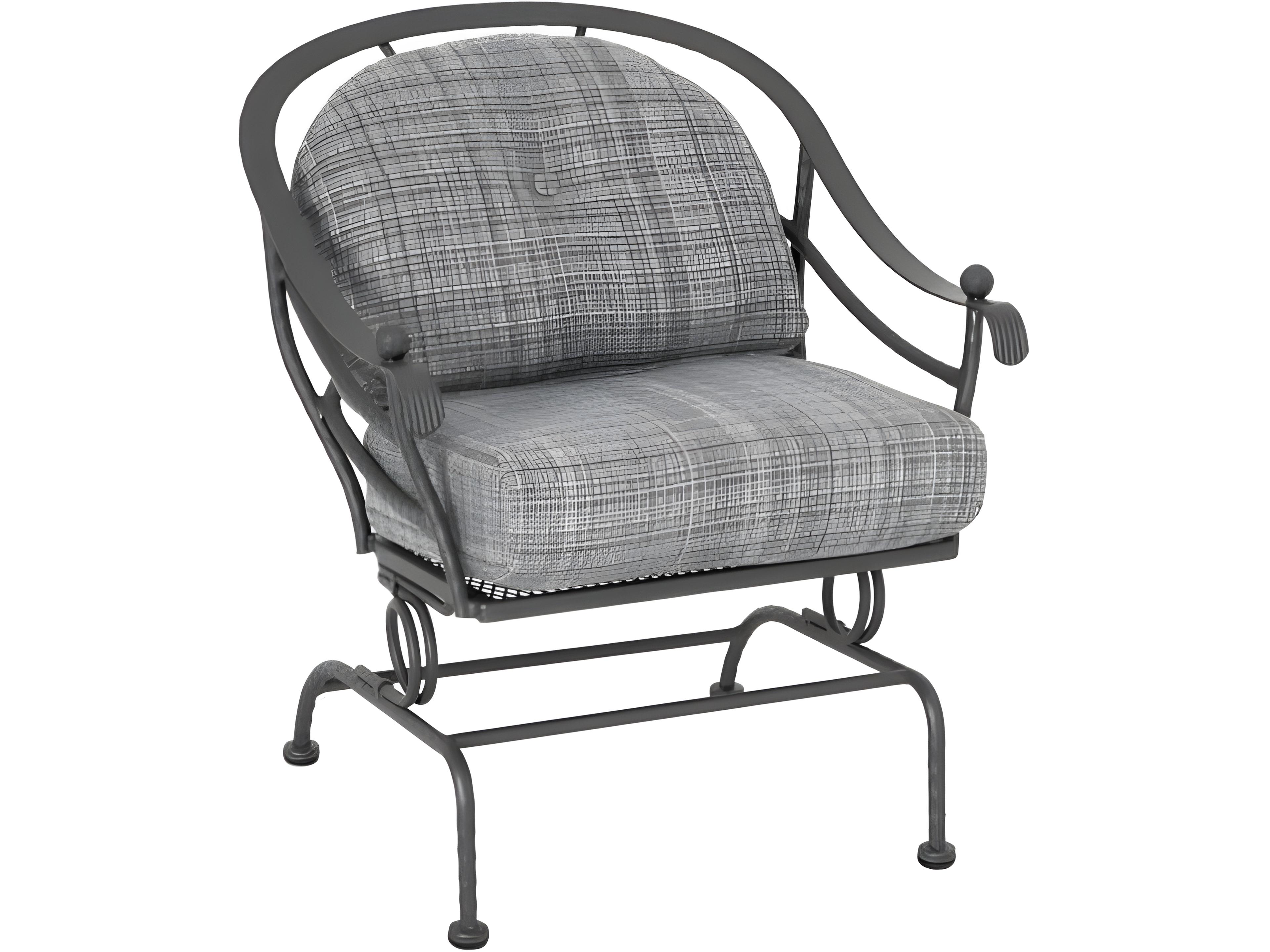 Milano Wrought Iron Spring Dining Chair Replacement Cushions