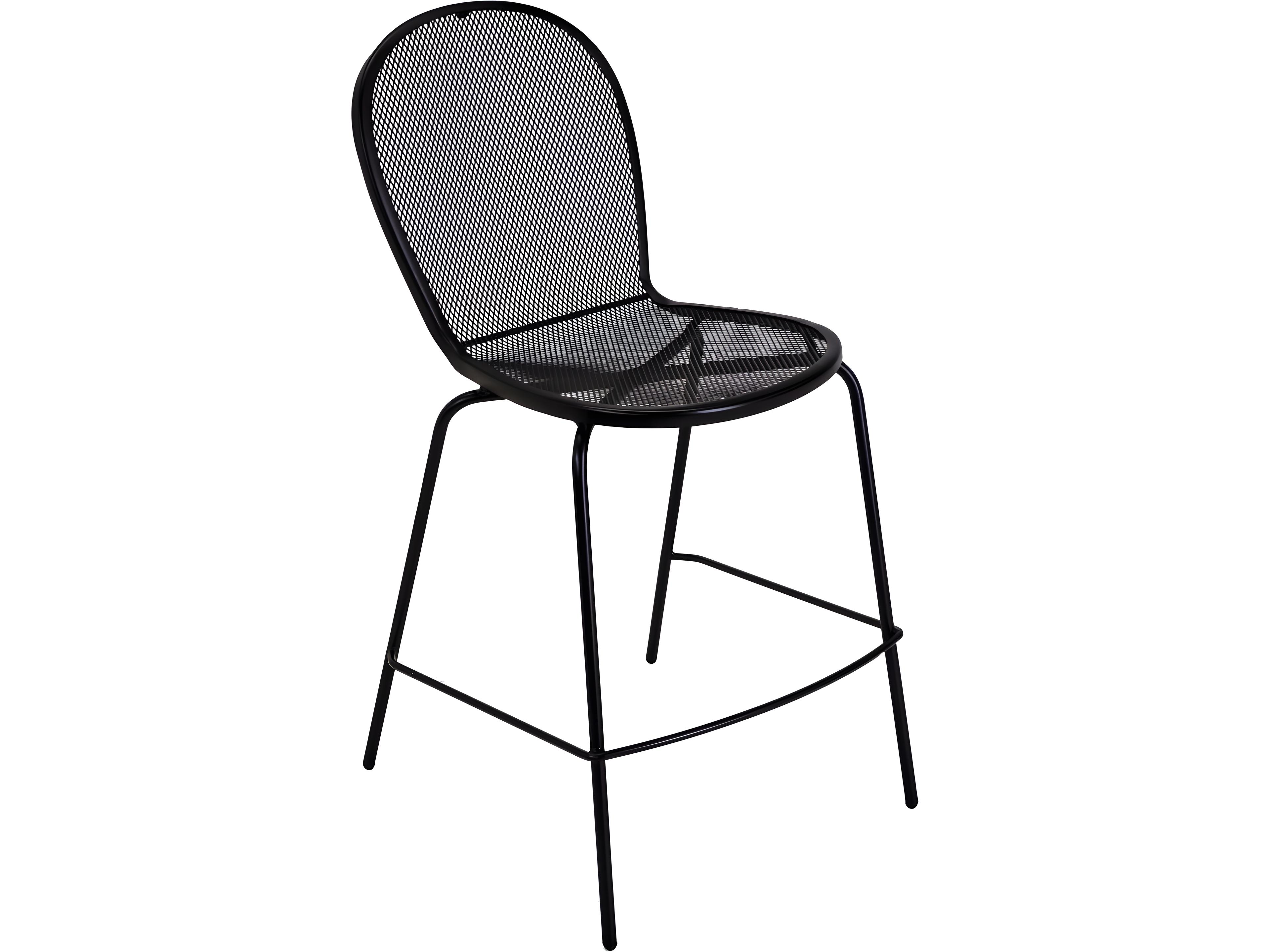 Bimini Wrought Iron Patio Bar Stool