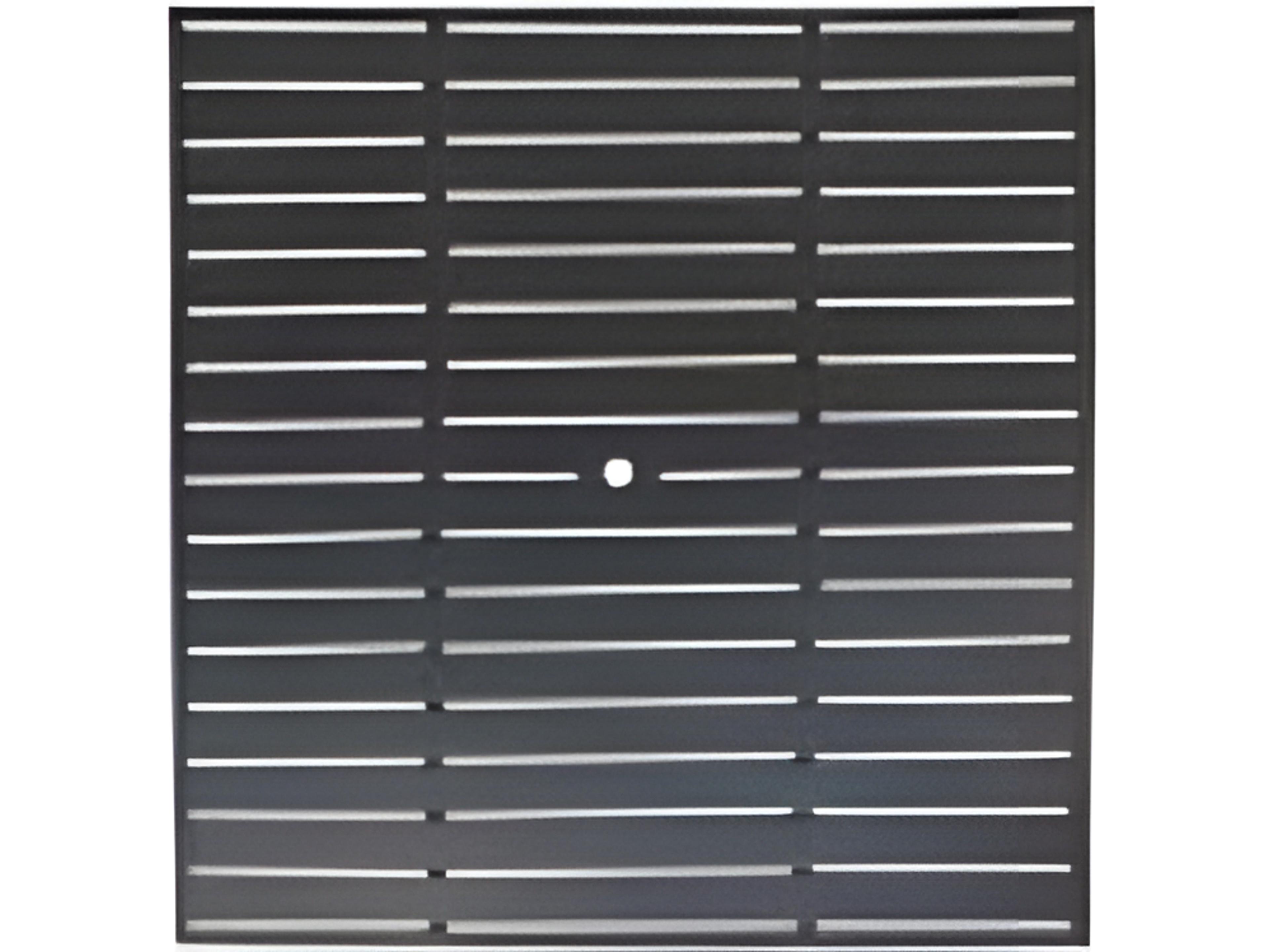 Slat Wrought Iron Square Table Top