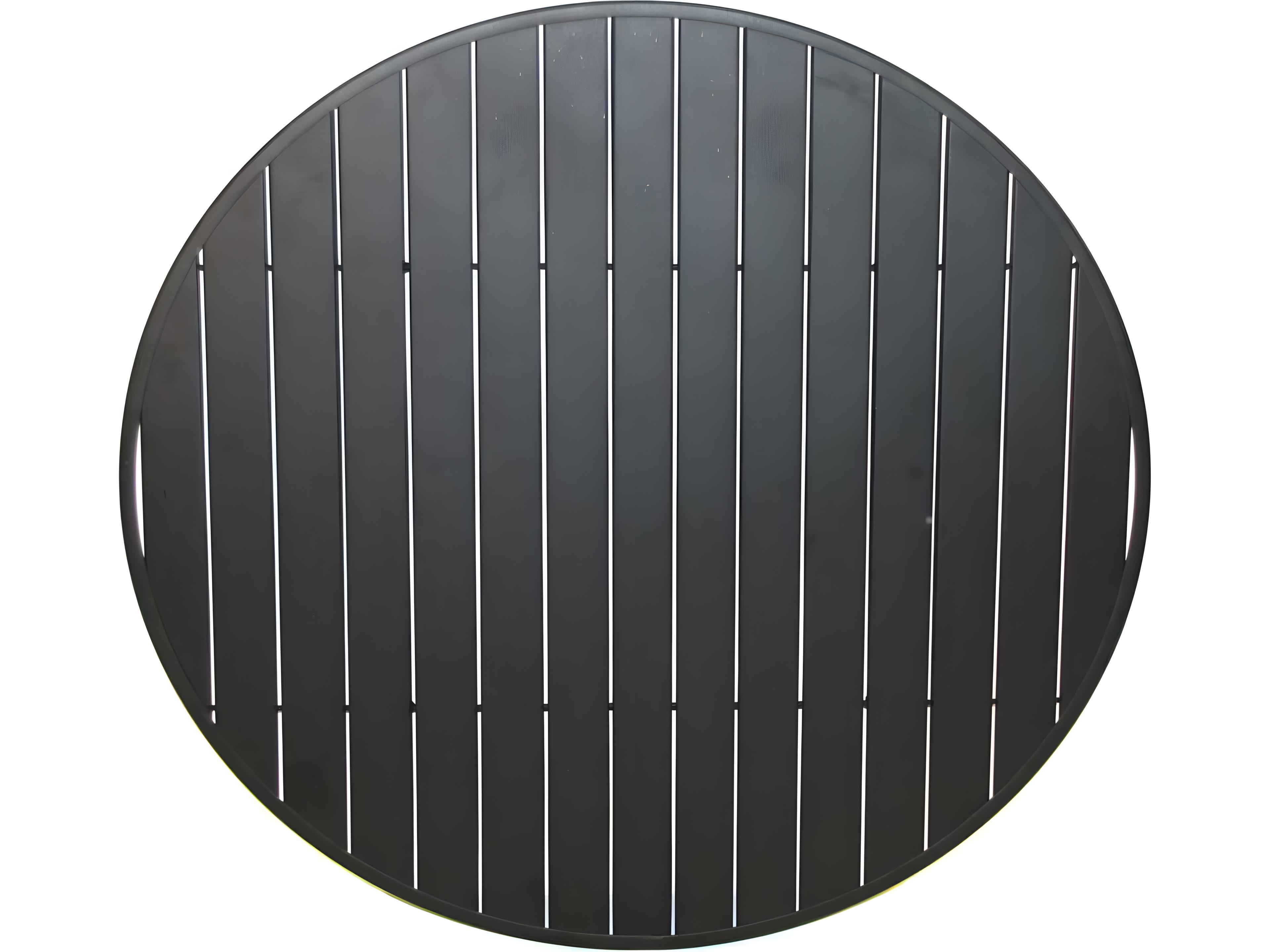 Slat Wrought Iron Round Table Top