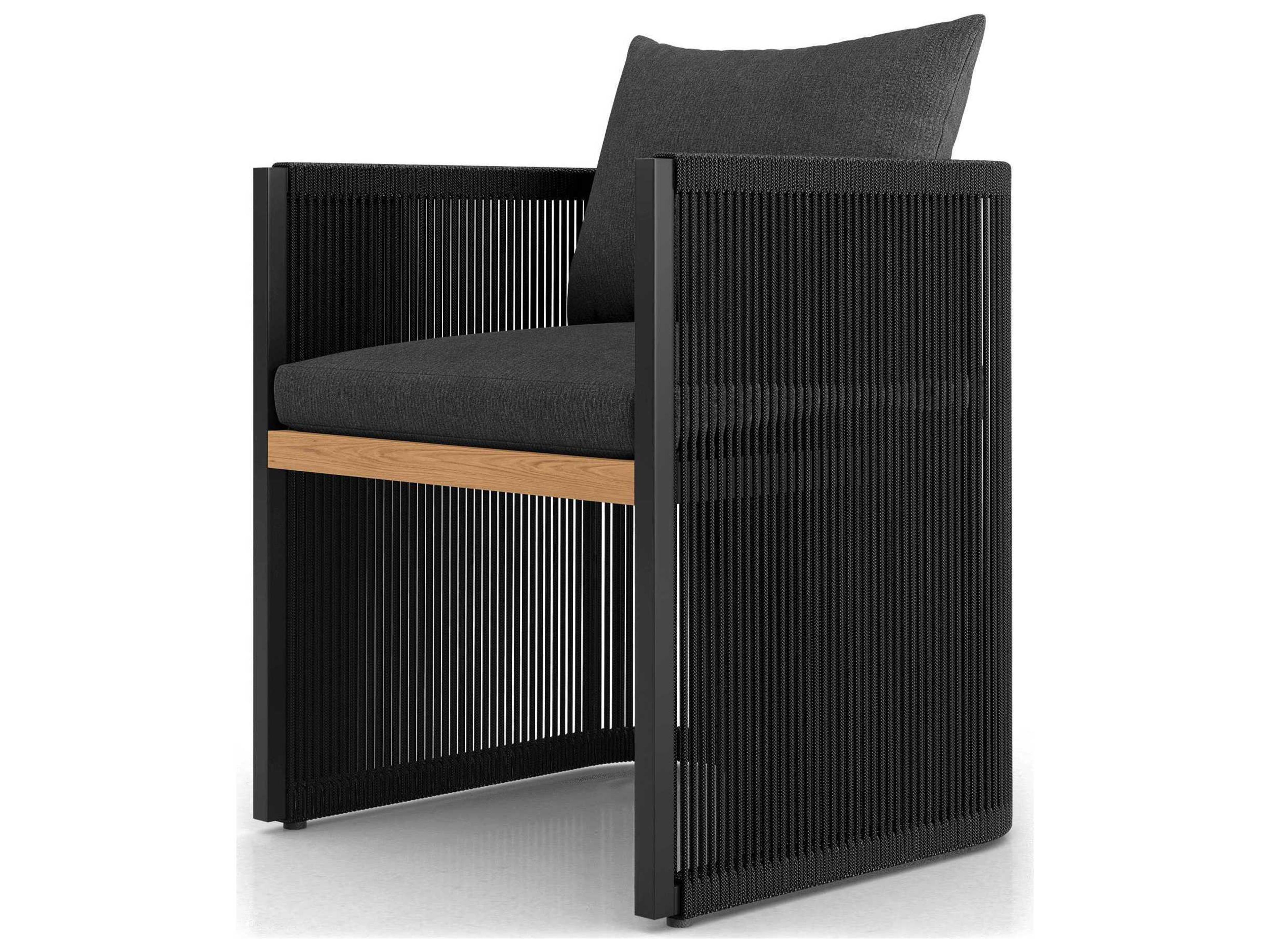 Haukland Rope Dining Chair in Black