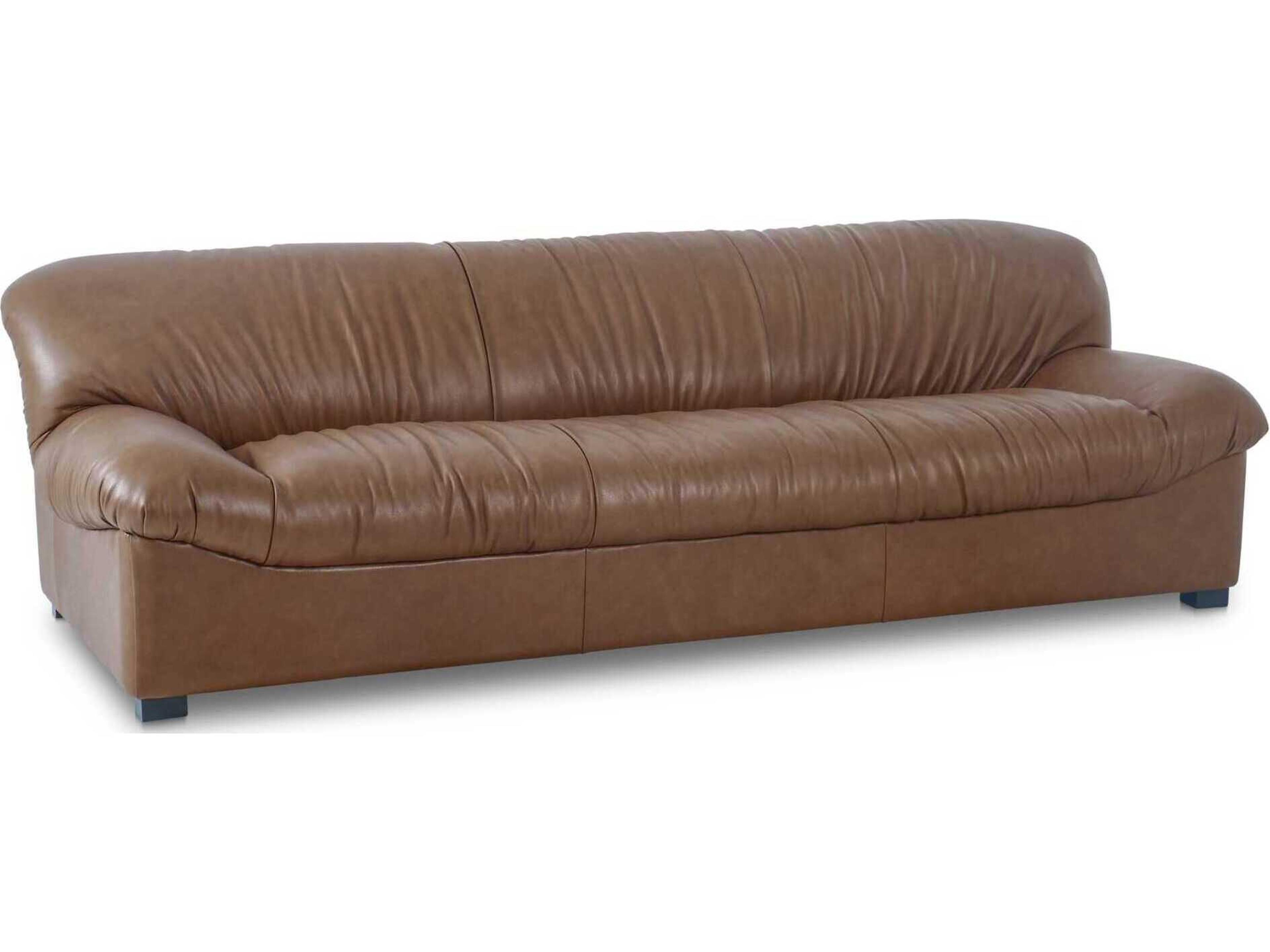 Moe's Home Halston Brown Leather Sofa