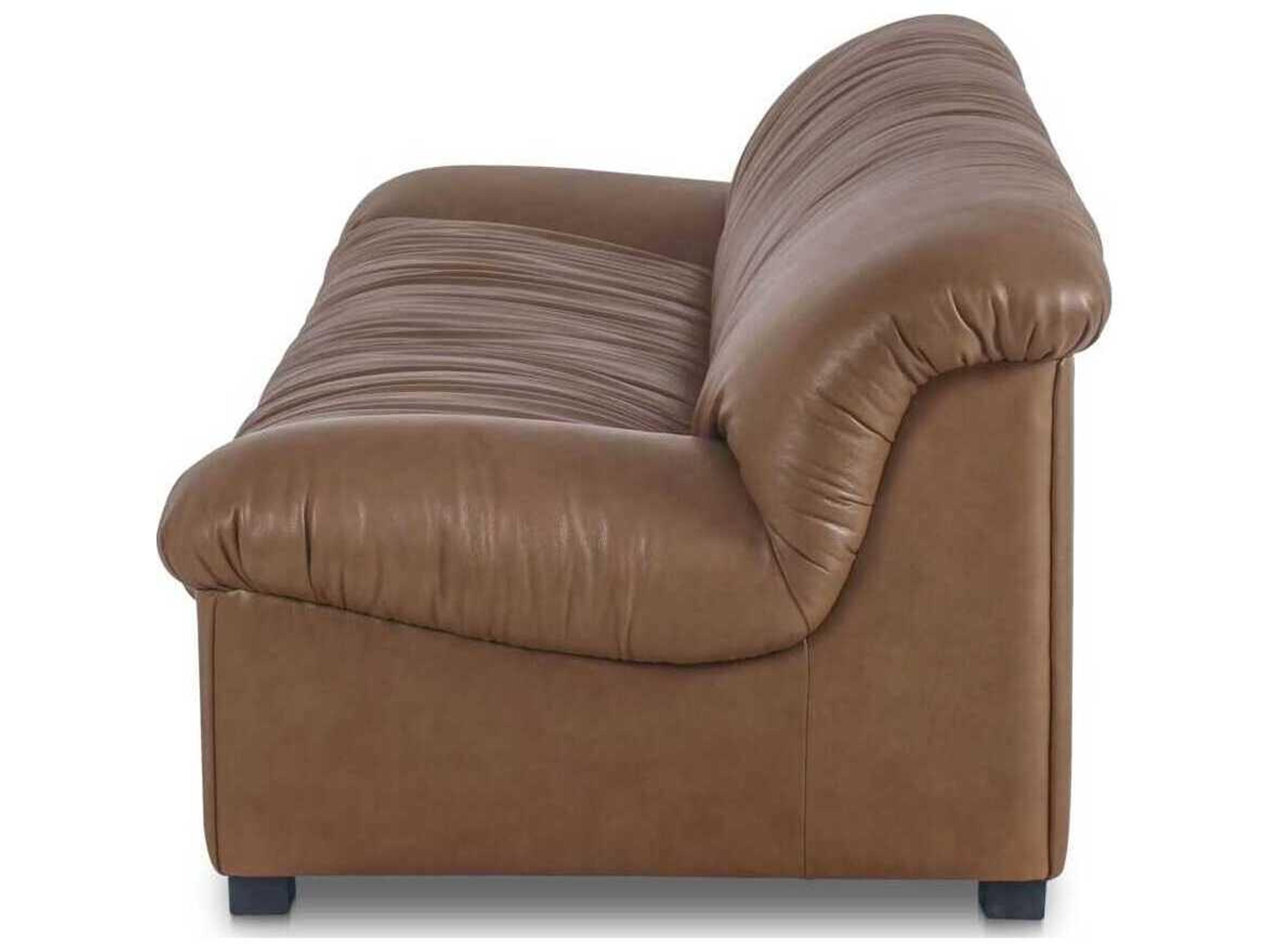 Moe's Home Halston Brown Leather Sofa