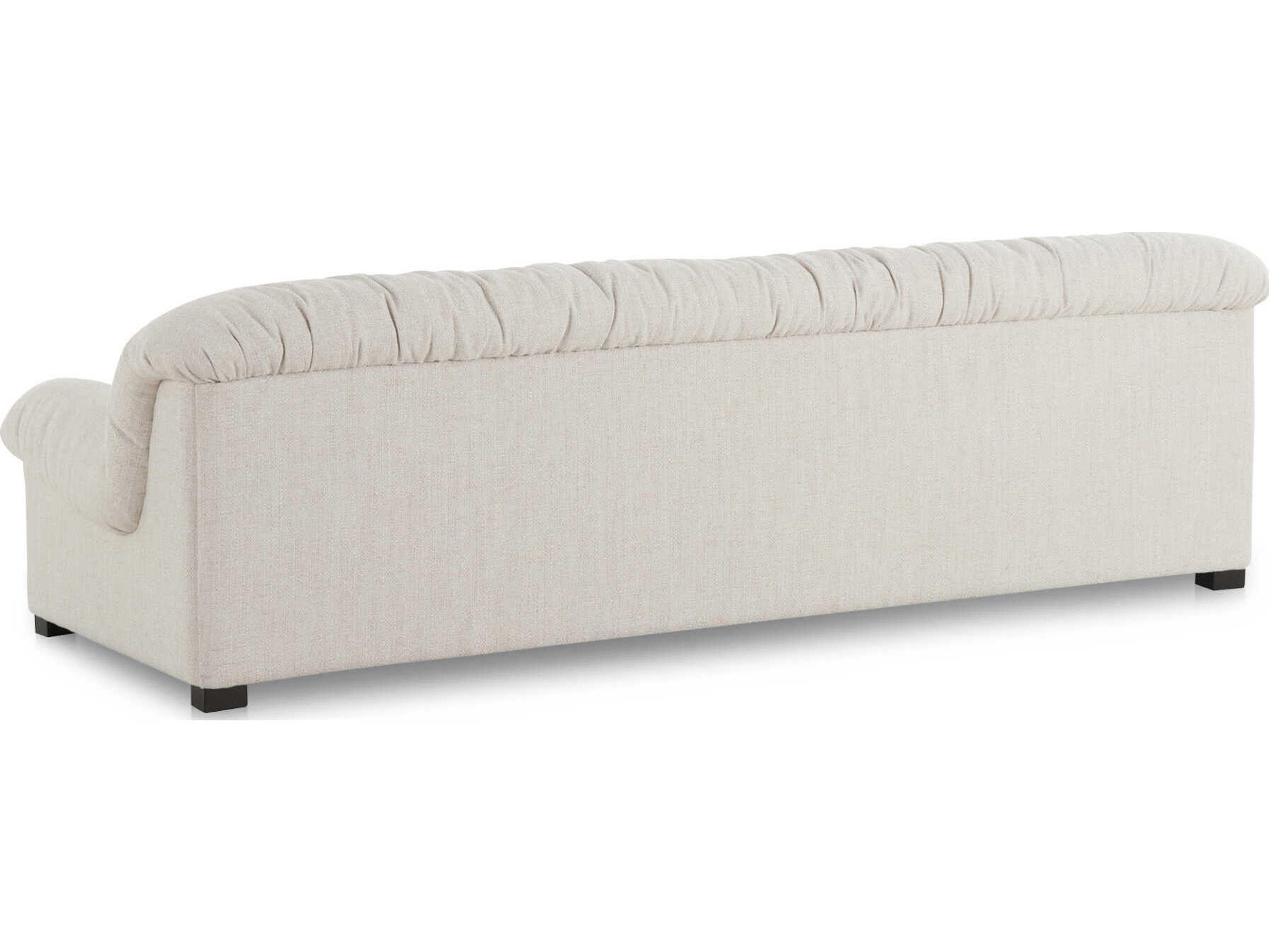 Moe's Home Halston Cream Upholstered Sofa