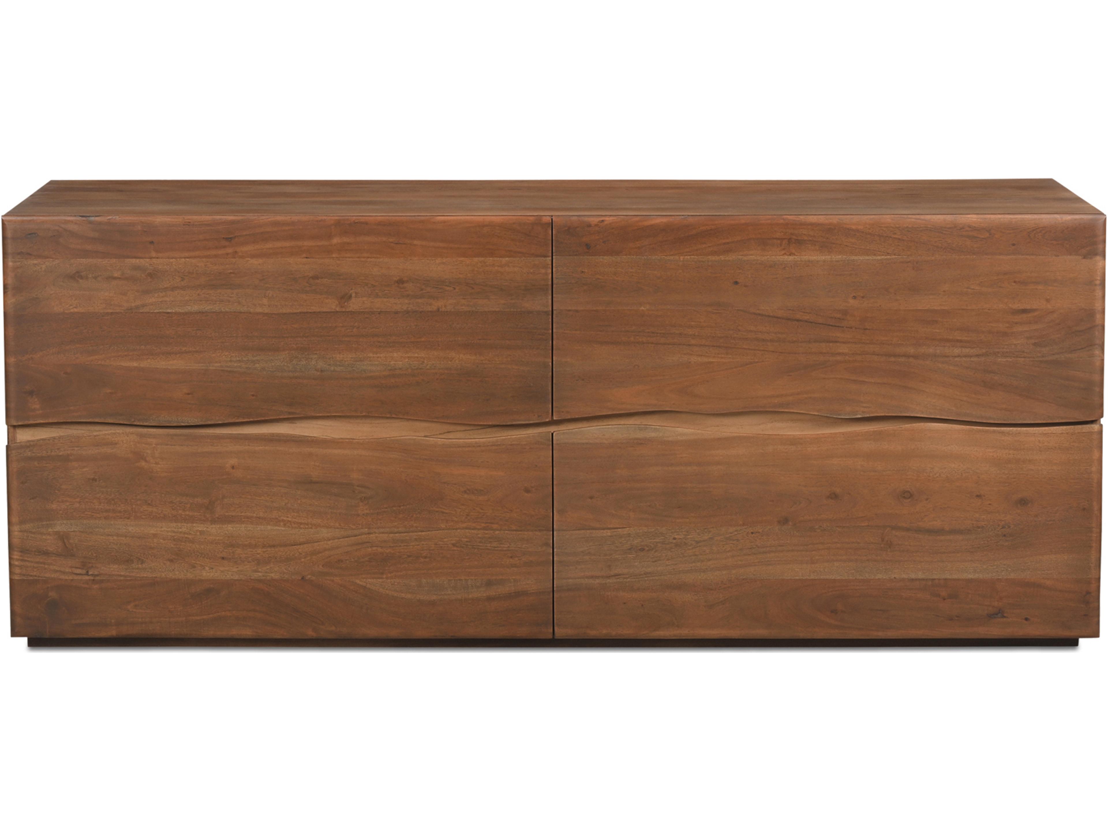 Watson 4-Drawer Dresser in Walnut Acacia Wood