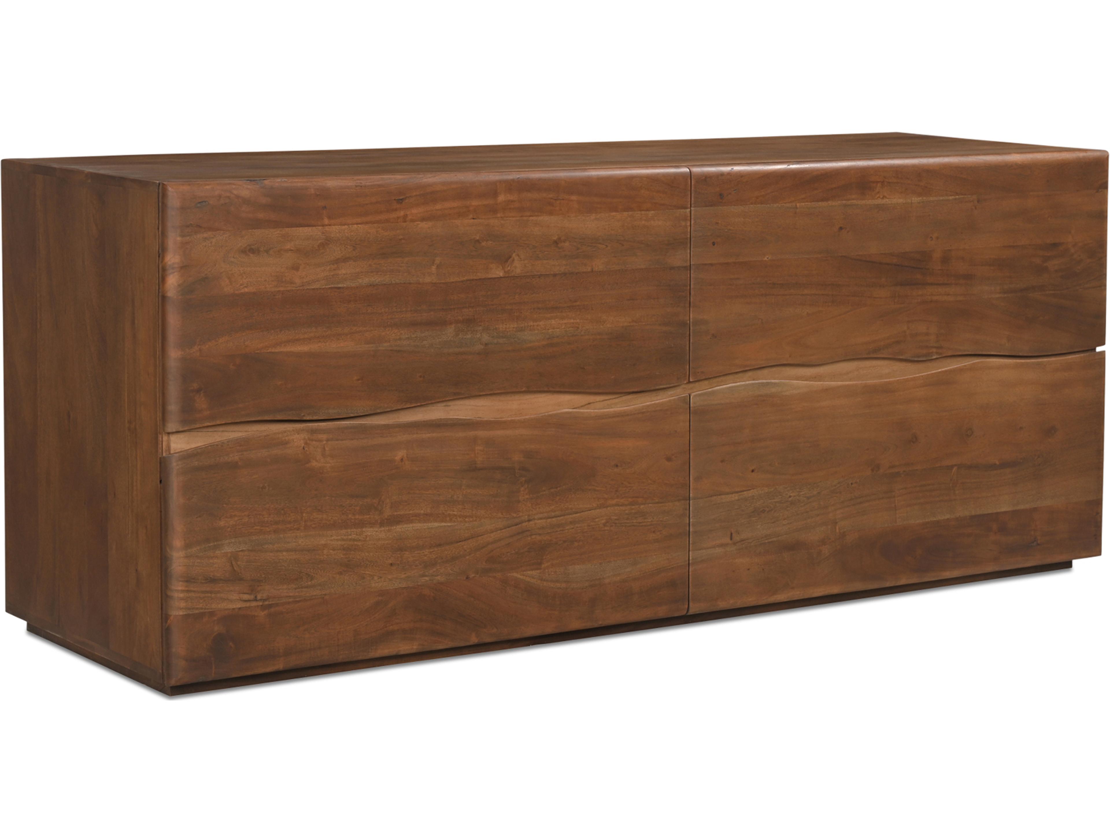 Moe's Home Watson 4-Drawers Acacia Wood Double Dresser