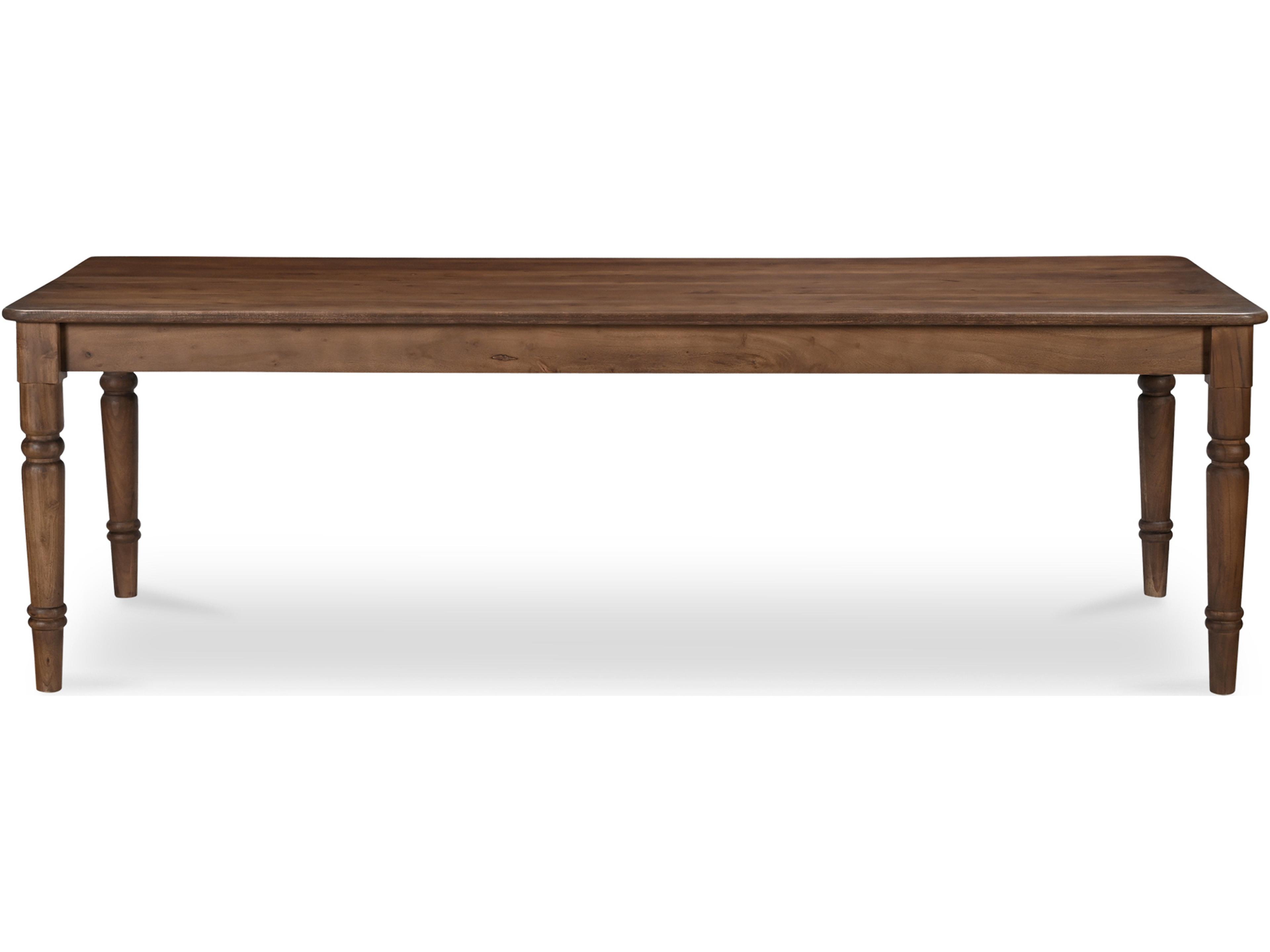 Russet Rectangular Wood Dining Table