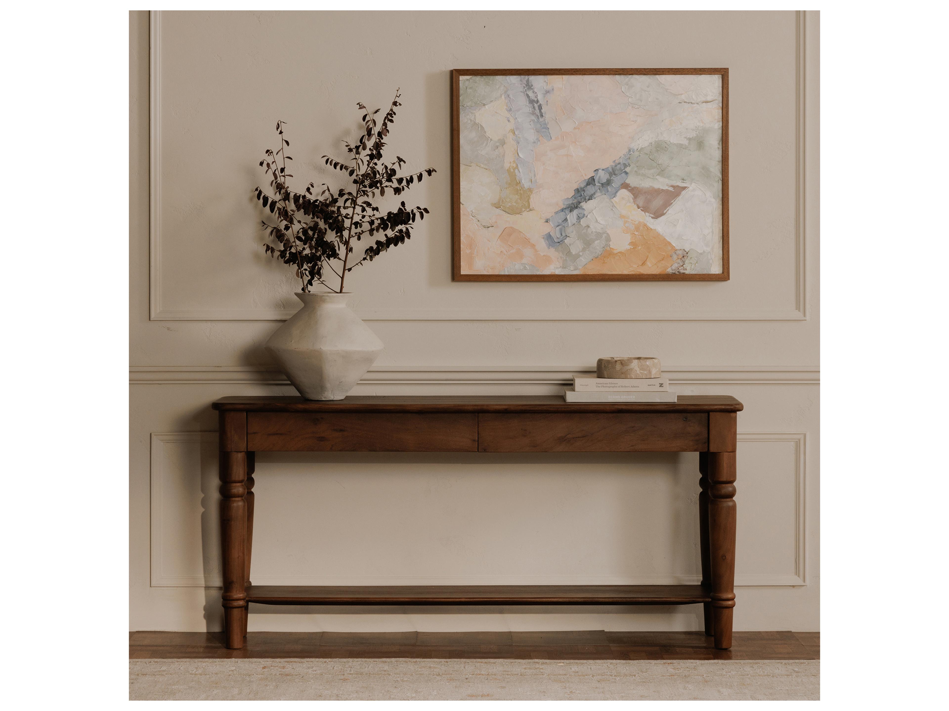 Moe's Home Russet Rectangular Wood Console Table