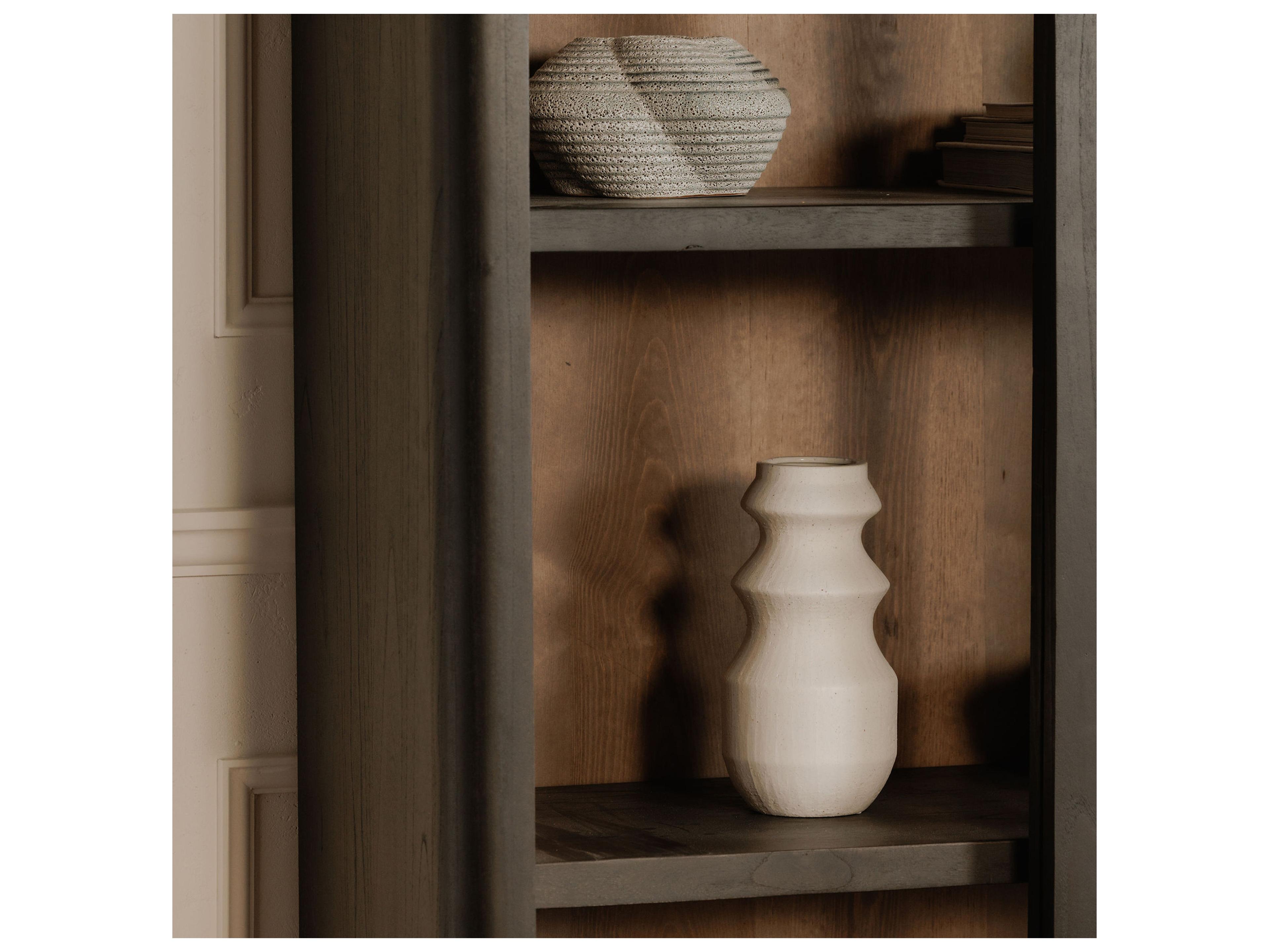 Moe's Home Mona Pine Wood Display Cabinet