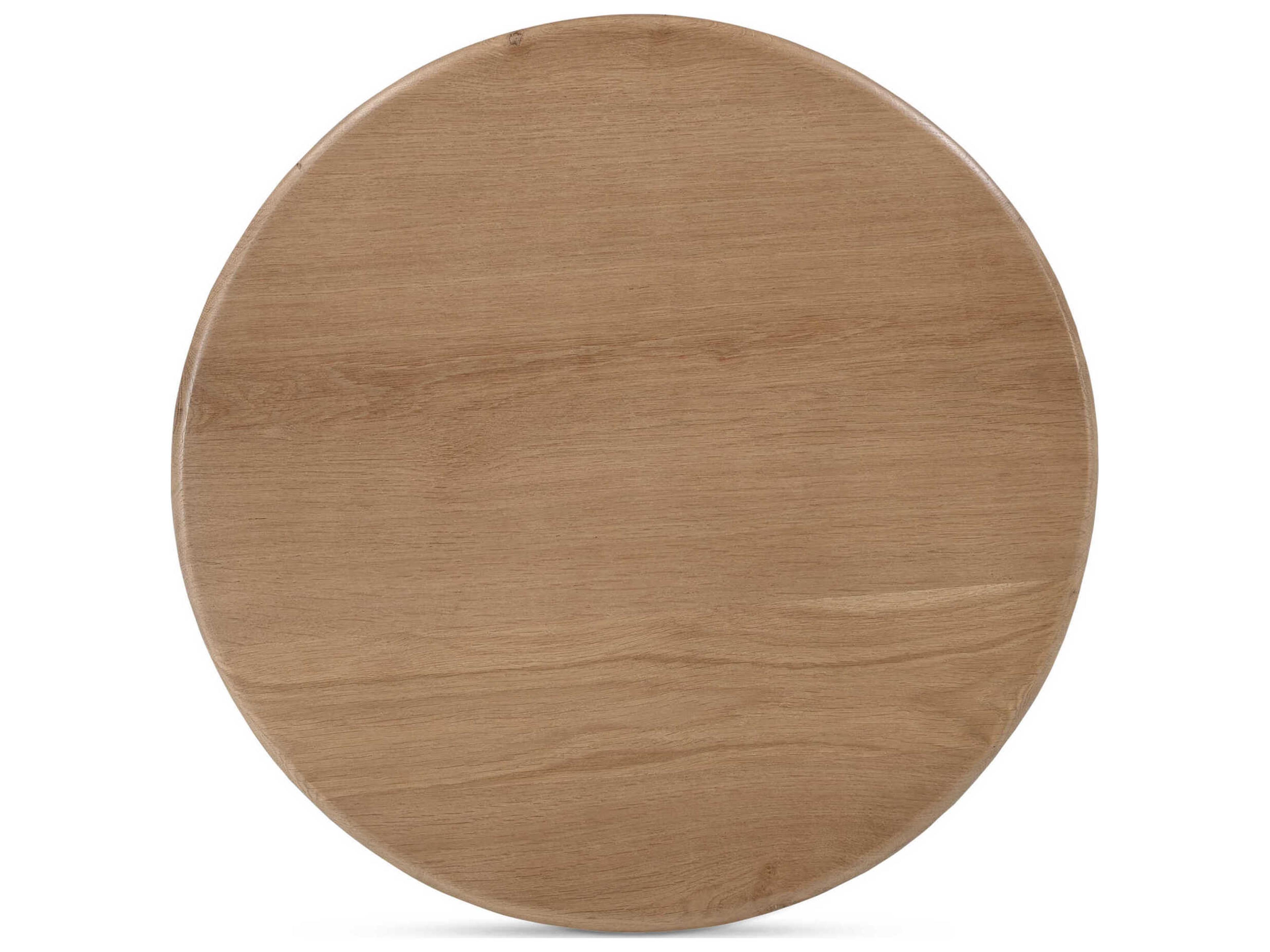 Moe's Home Treccia Round Wood Natural End Table