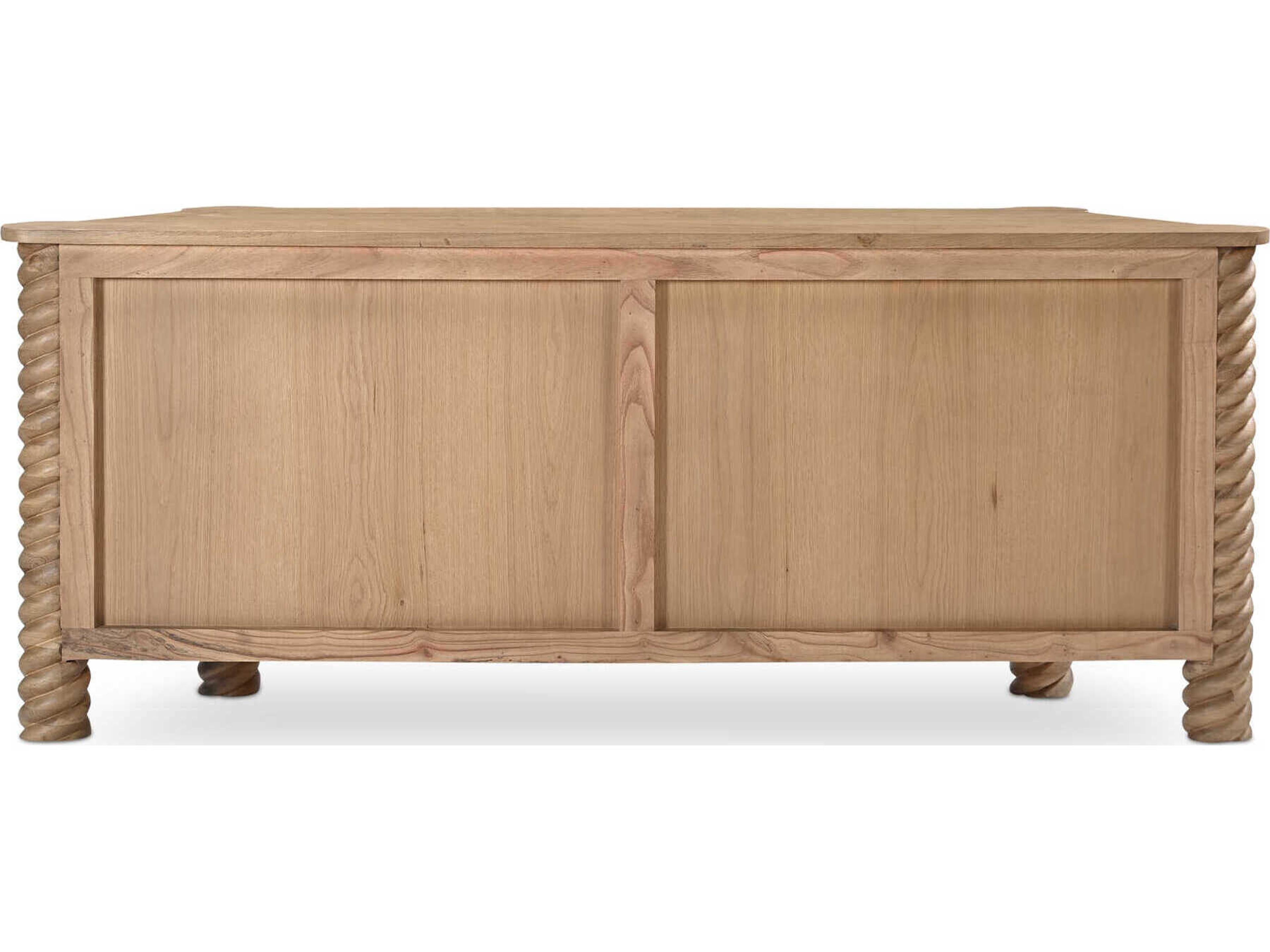 Moe's Home Treccia 76" Oak Wood Natural Sideboard
