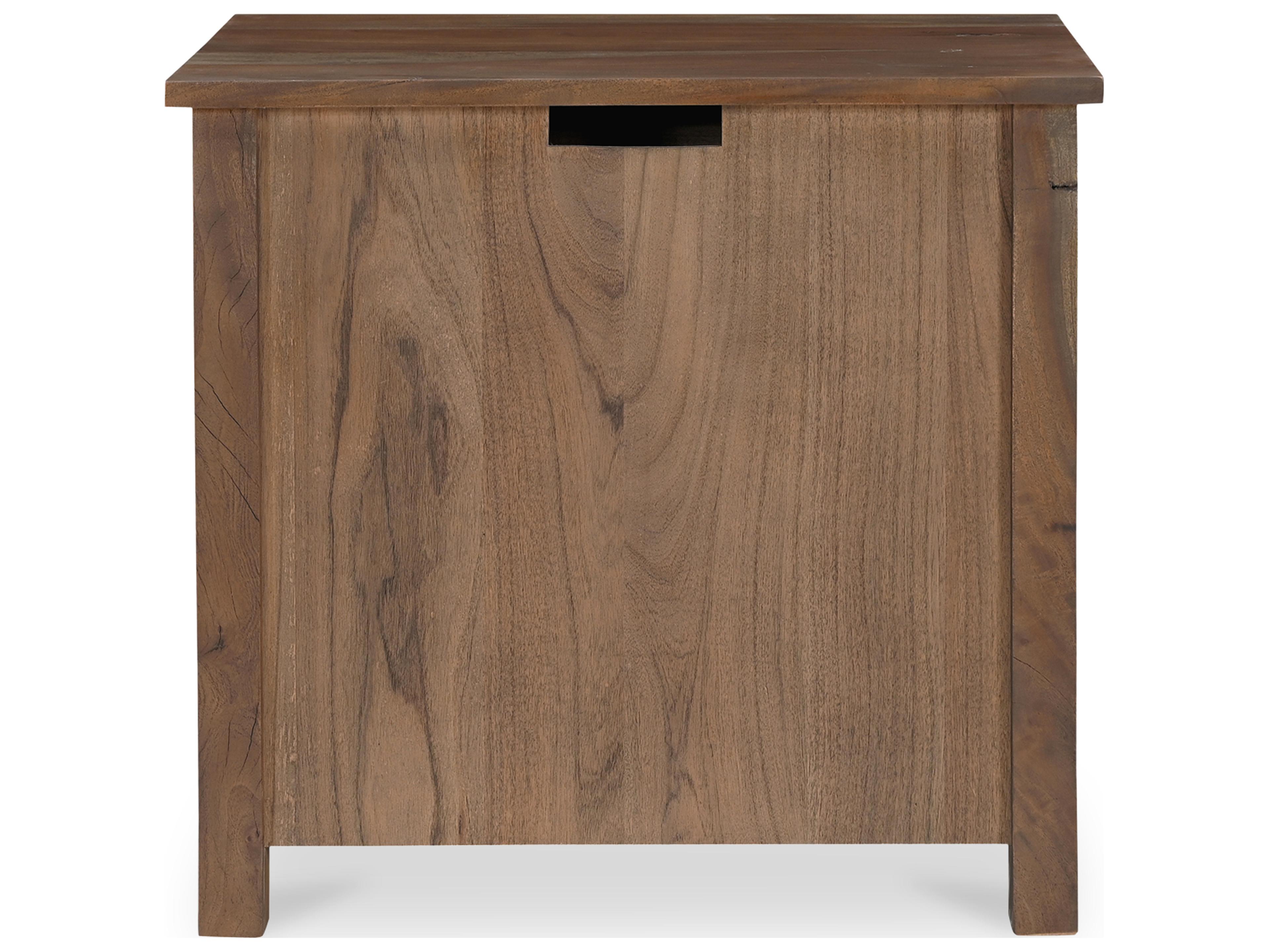 Moe's Home Gene 1-Drawer Acacia Wood Nightstand