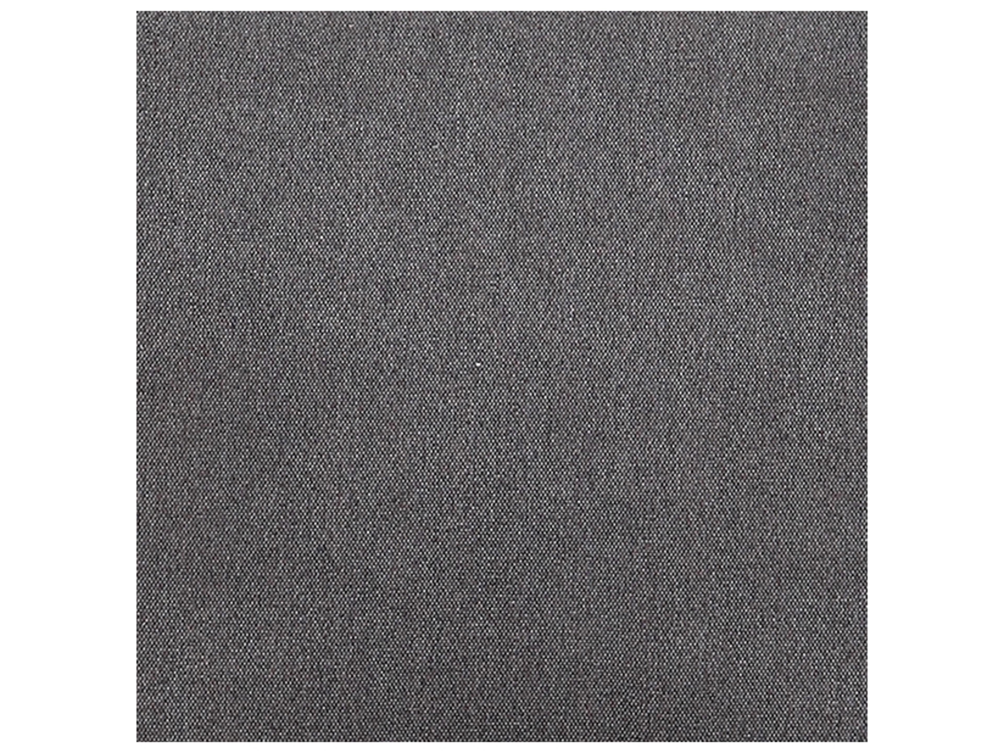 Moe's Home Deco Walnut Wood Black Upholstered Side Dining Chair - Set of Two