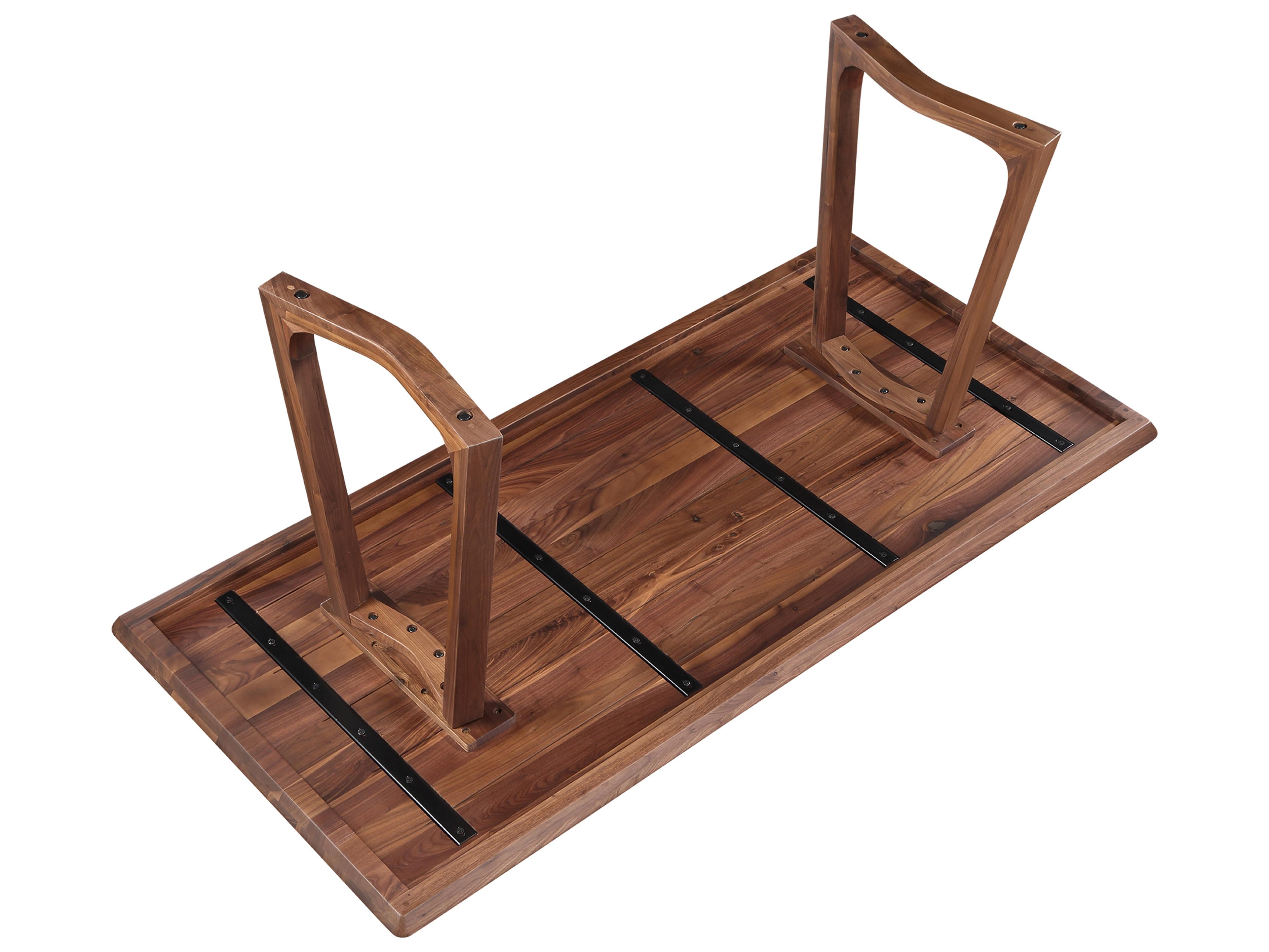 Moe's Home Silas Dining Table Walnut Brown