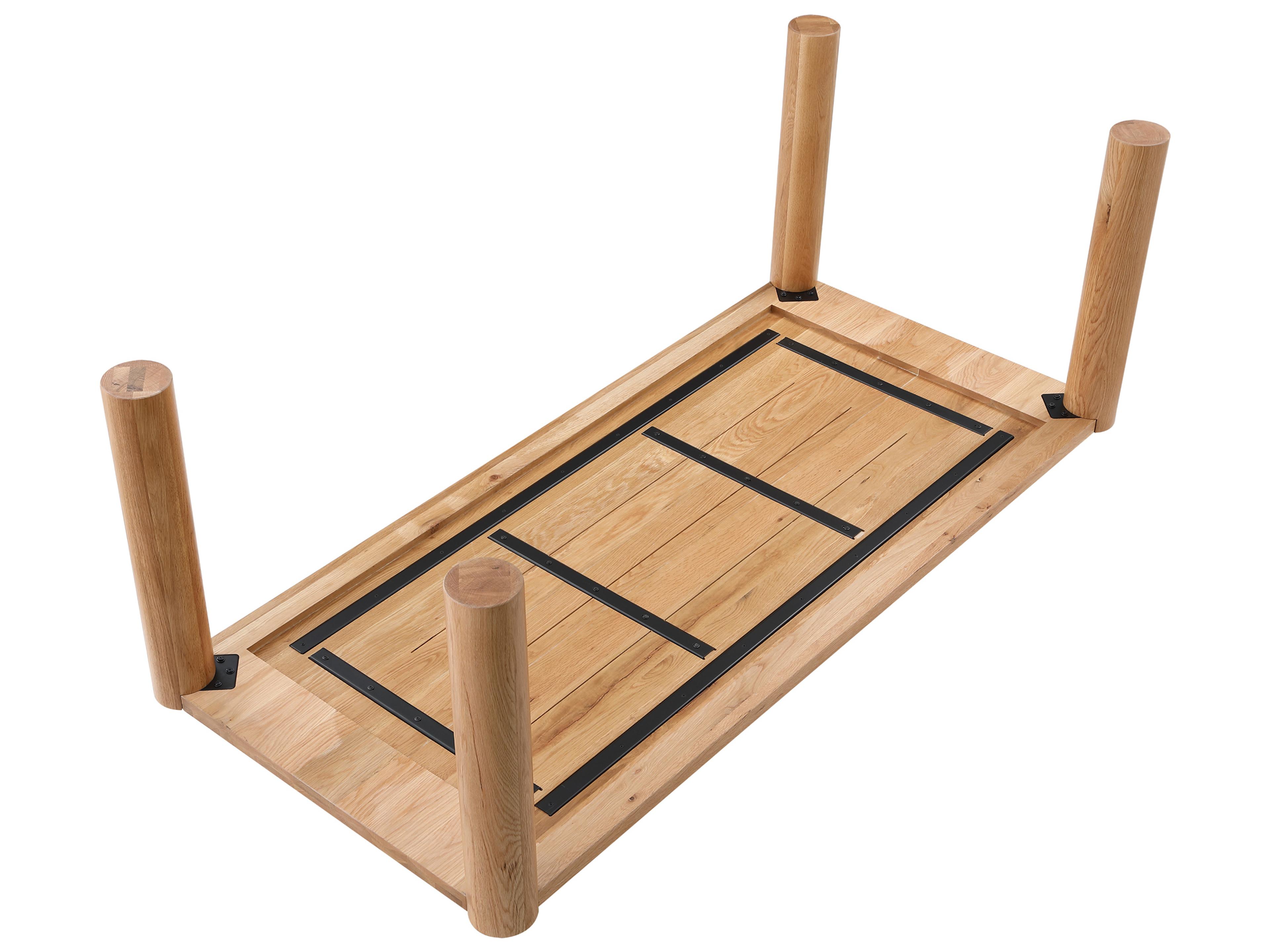 Moe's Home Post Small Dining Table Natural Oak