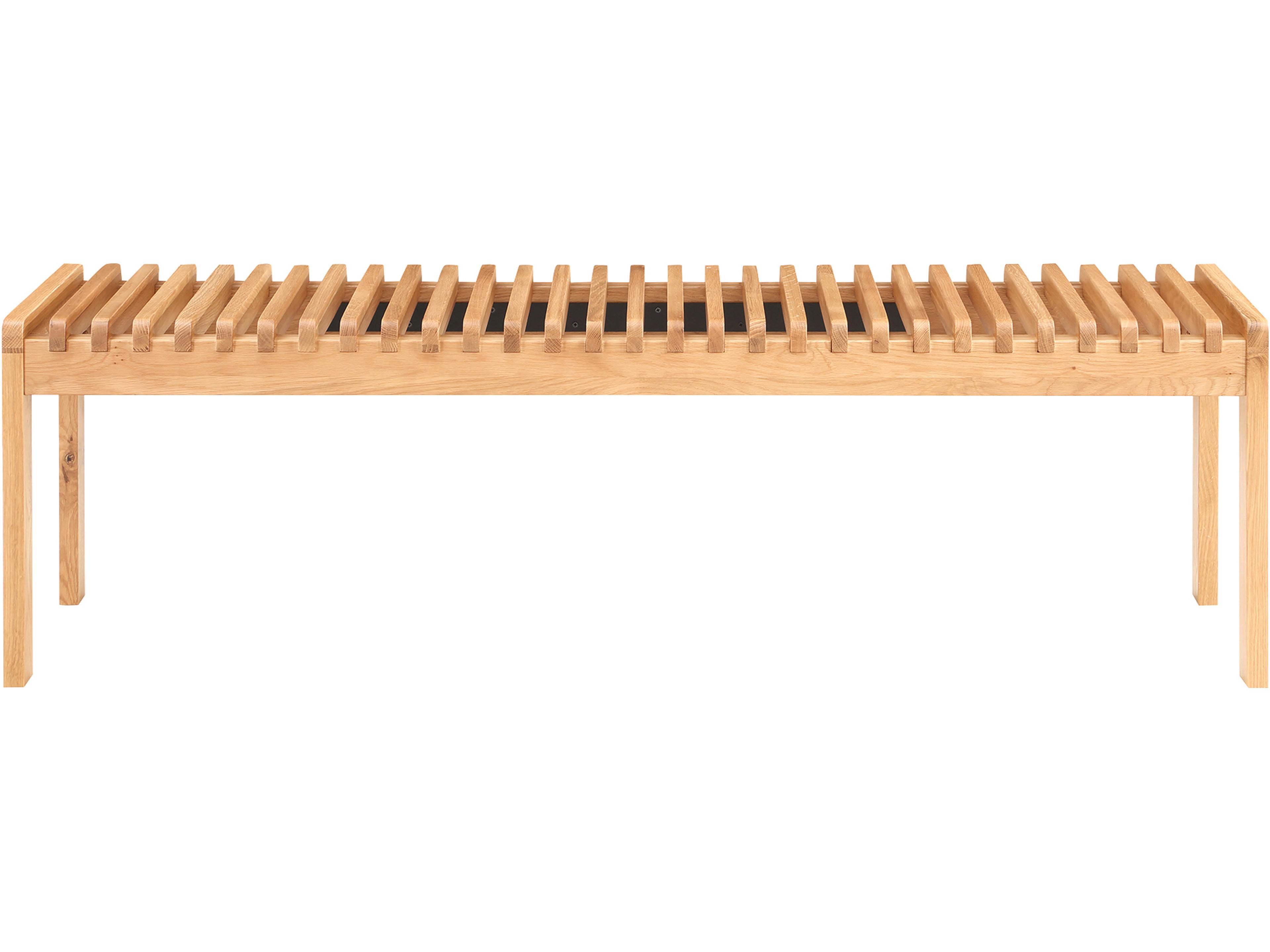 Rohe Natural Oak Brown Accent Bench