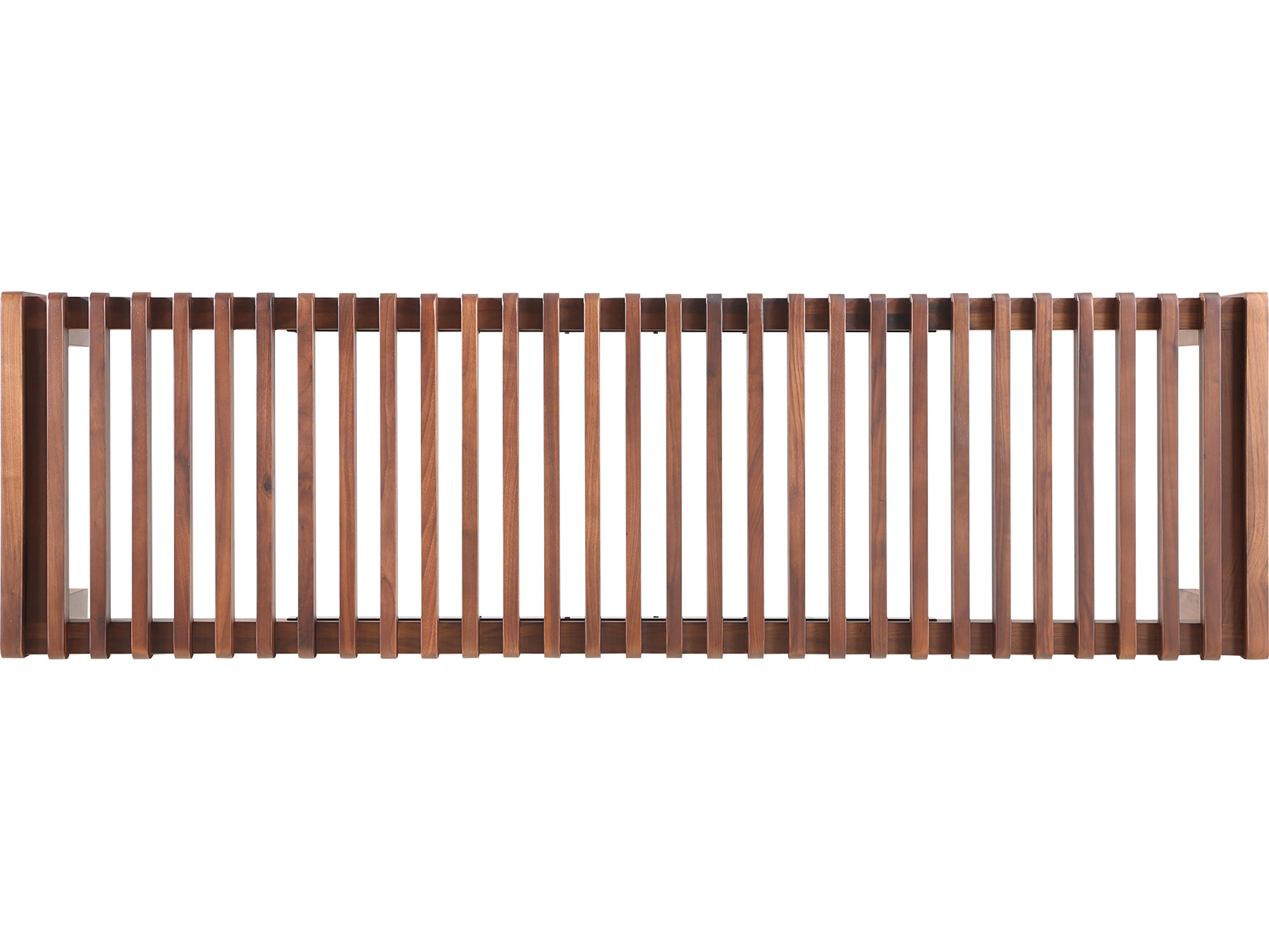 Moe's Home Rohe Natural Walnut Brown Accent Bench