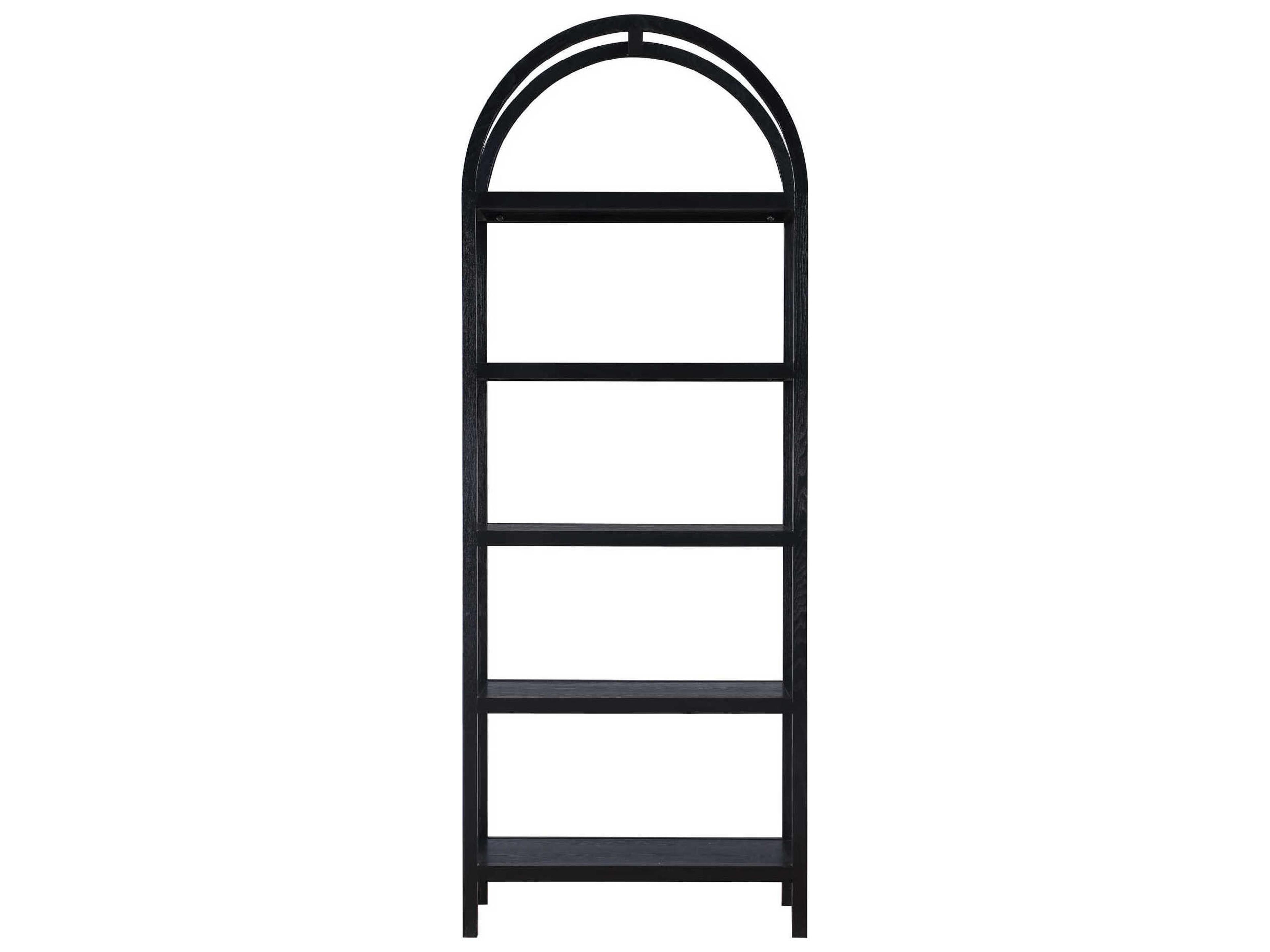 Moe's Home Black Bookcase