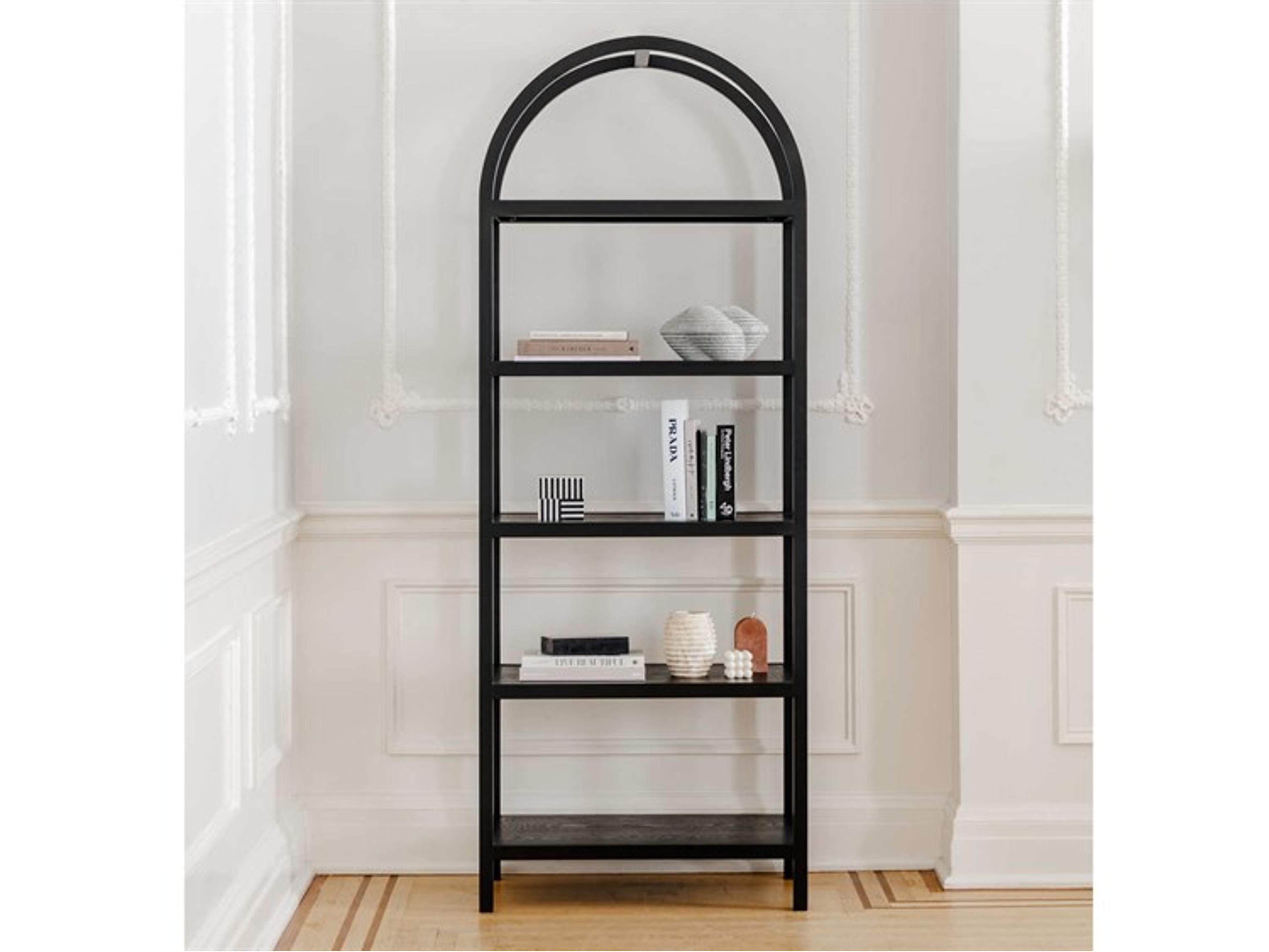 Moe's Home Black Bookcase