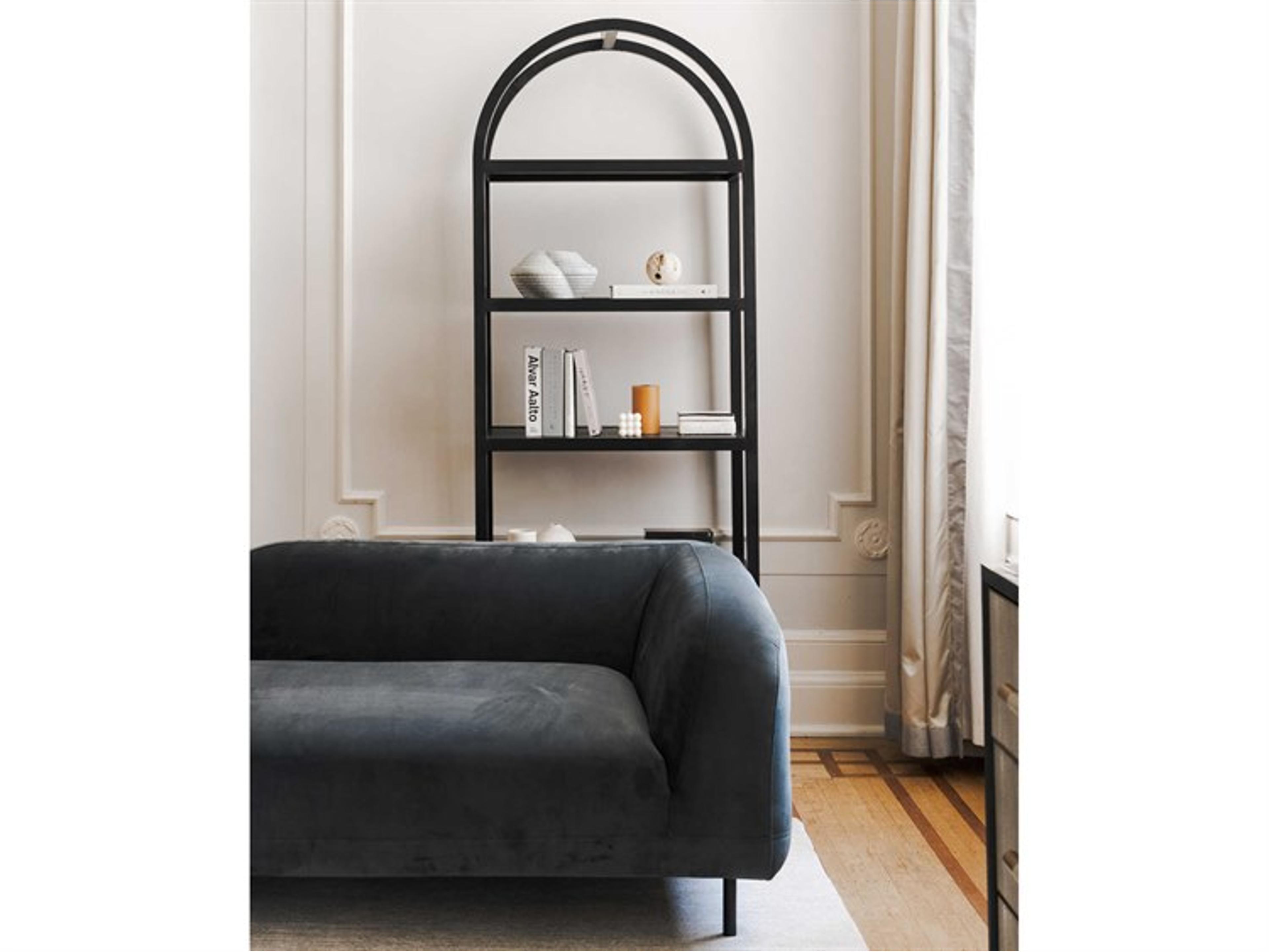 Moe's Home Black Bookcase