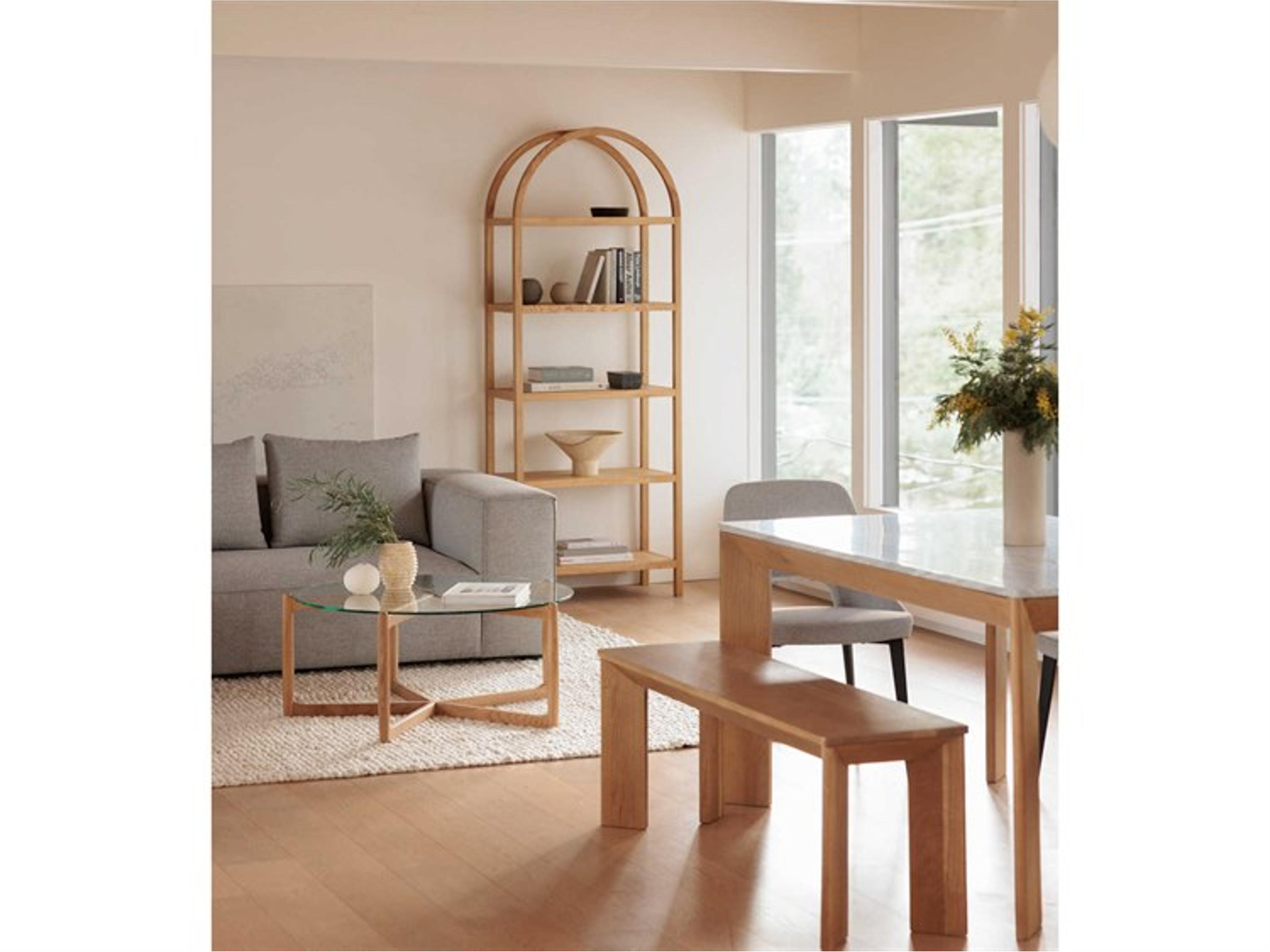 Moe's Home Natural Bookcase