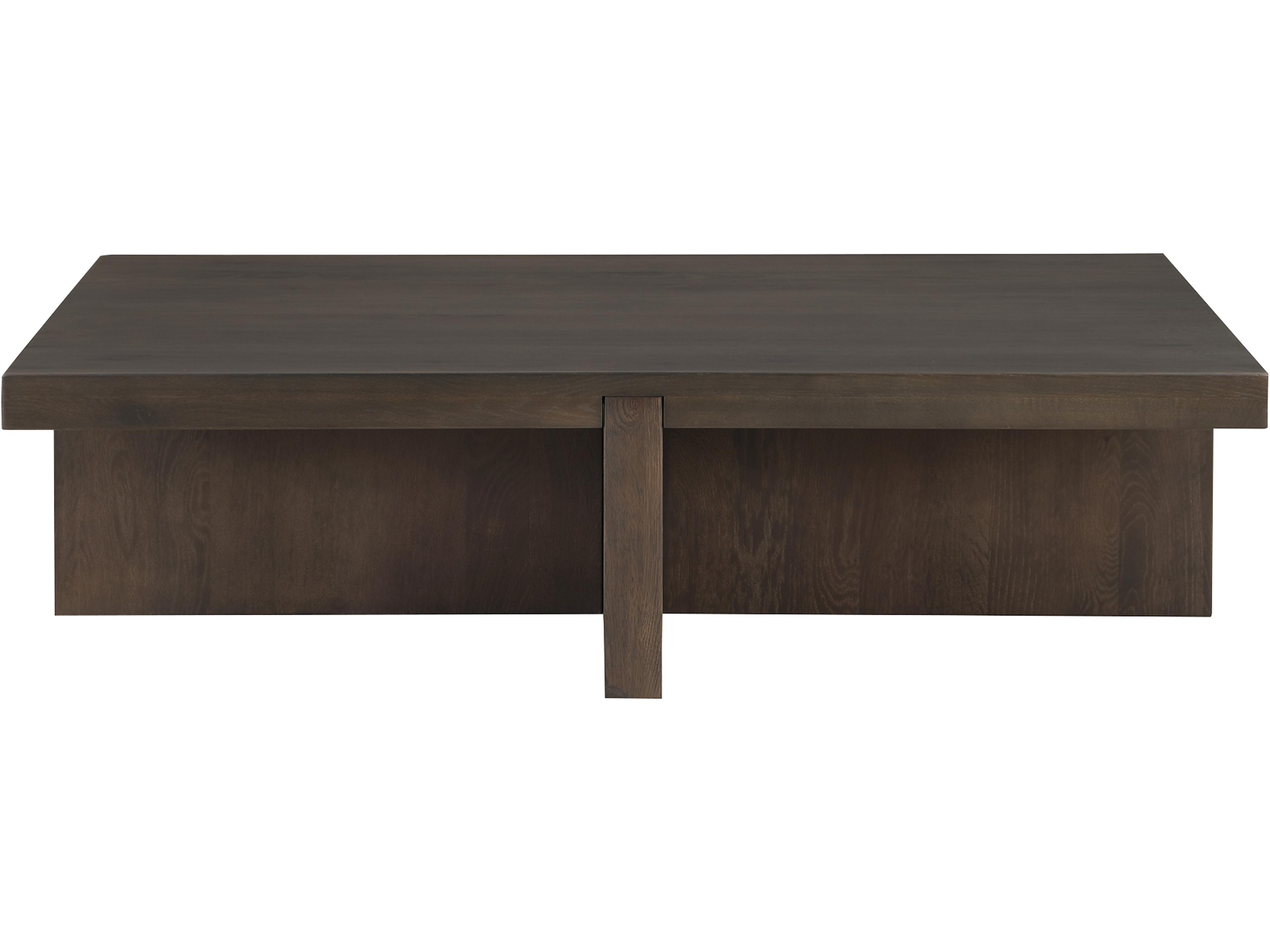 Folke Rectangular Wood Brown Coffee Table