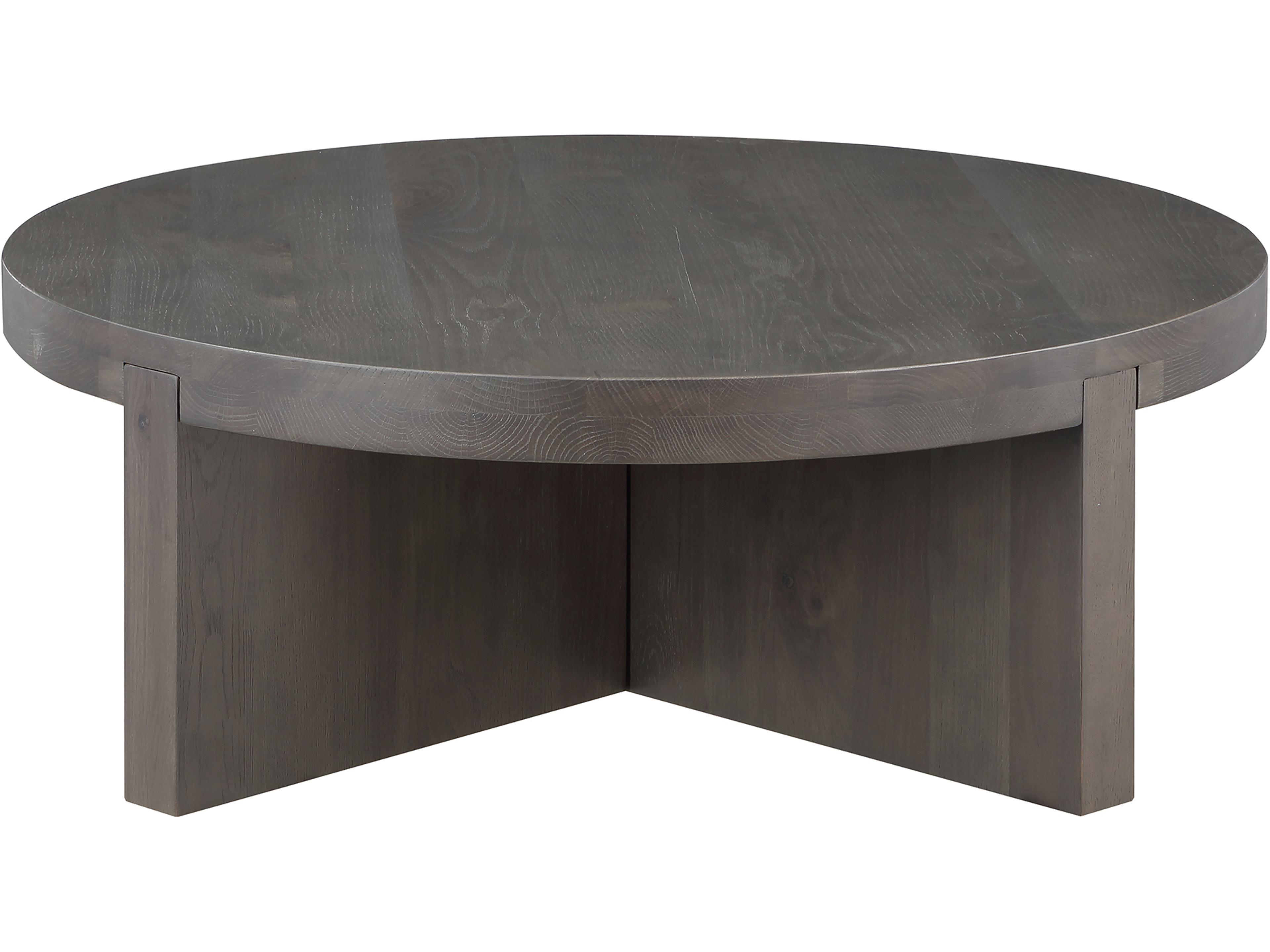 Moe's Home Folke Round Wood Brown Coffee Table