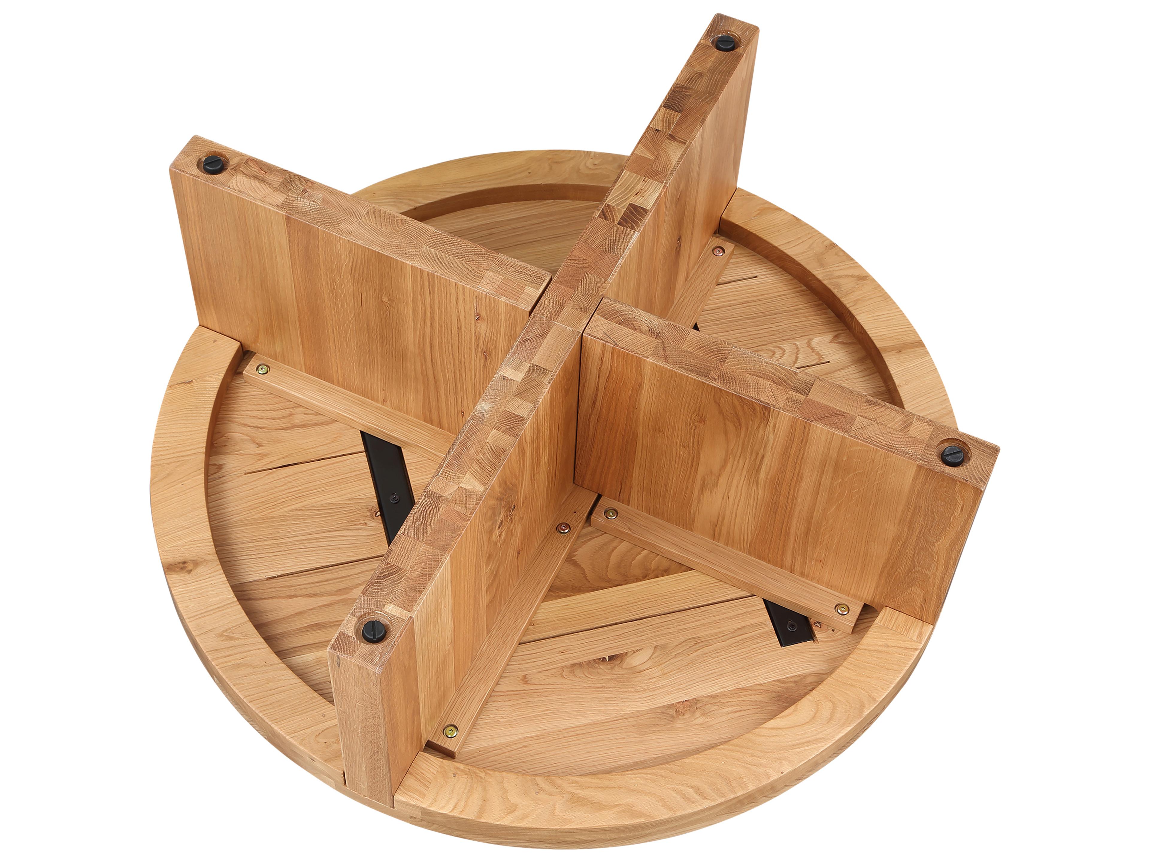 Moe's Home Folke Round Wood Natural Coffee Table