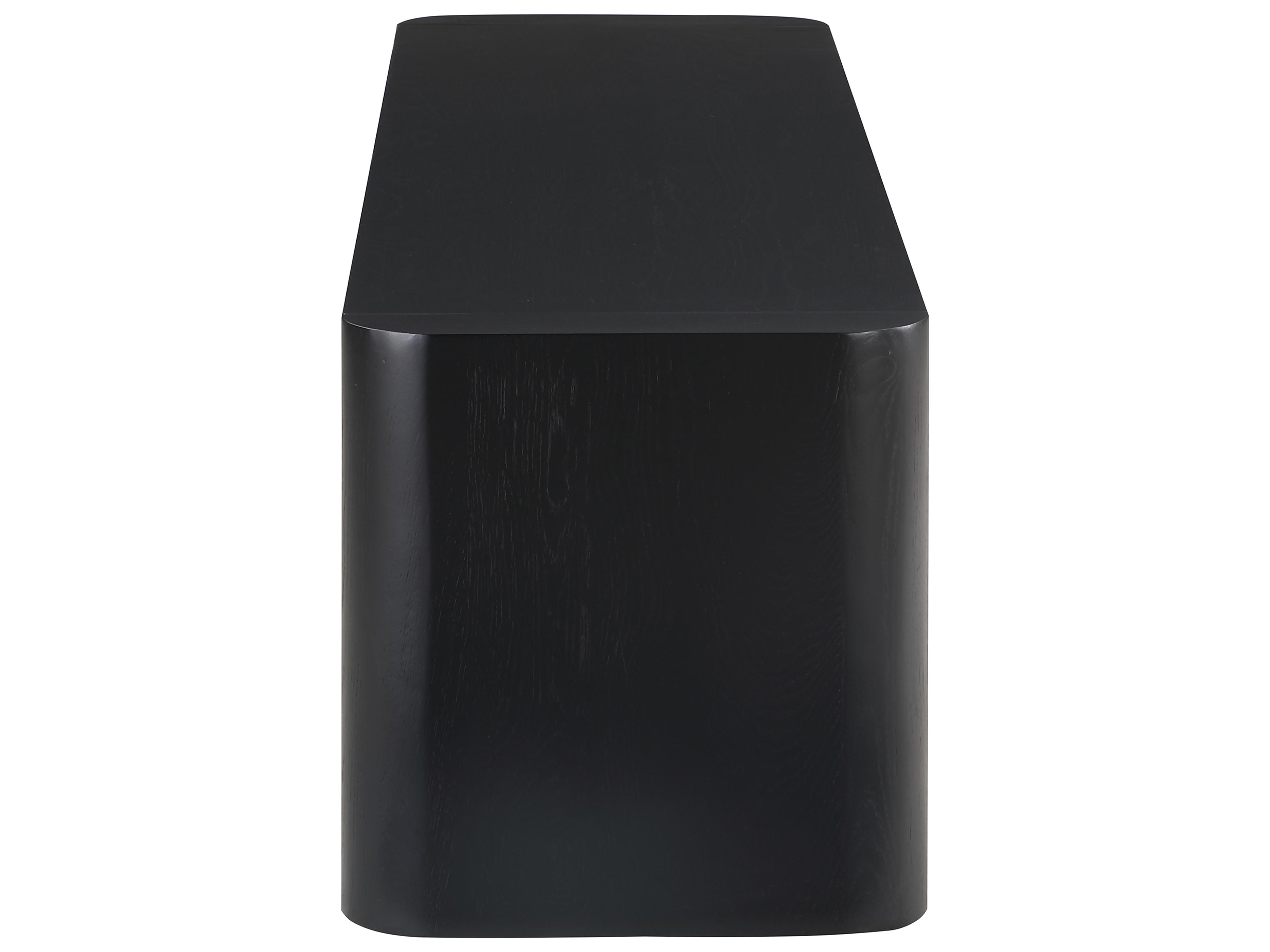 Moe's Home Post Black Accent Bench