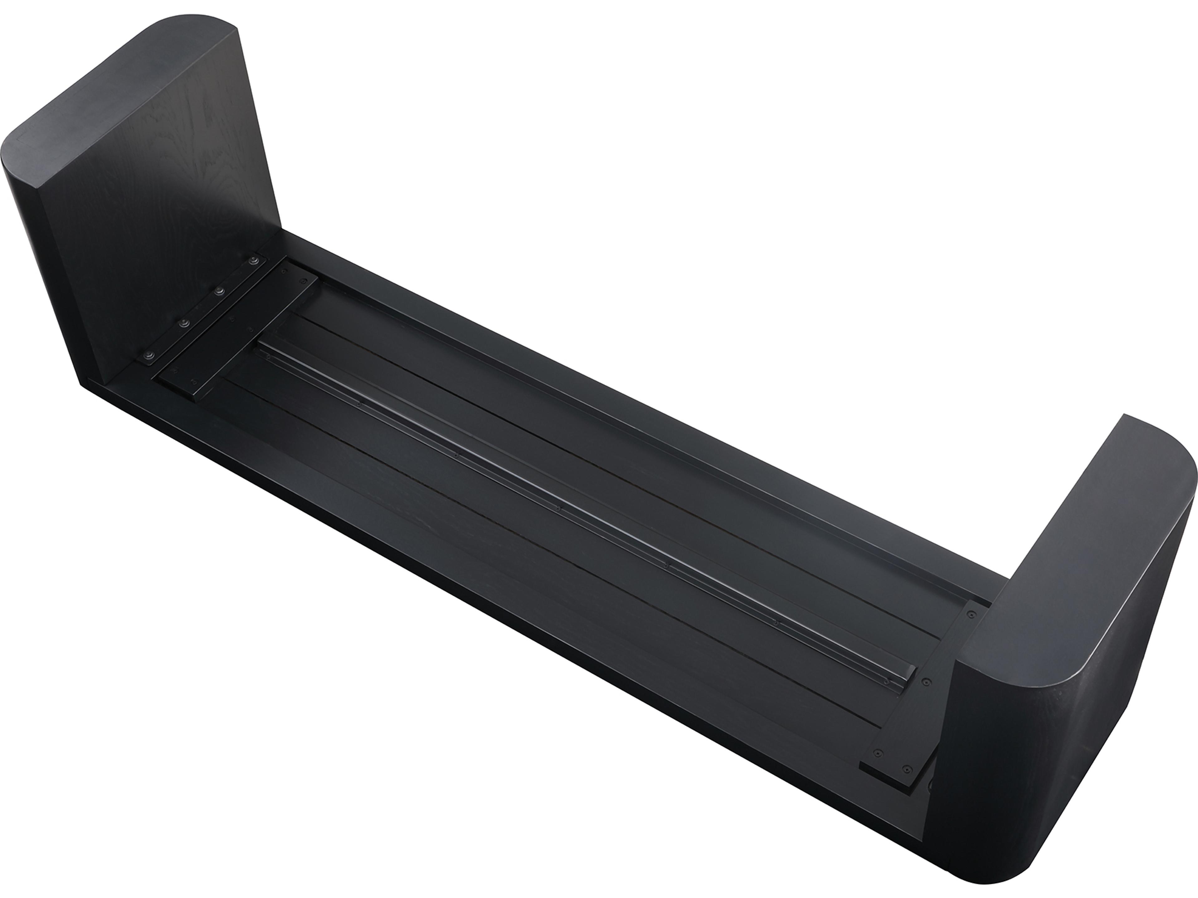 Moe's Home Post Black Accent Bench