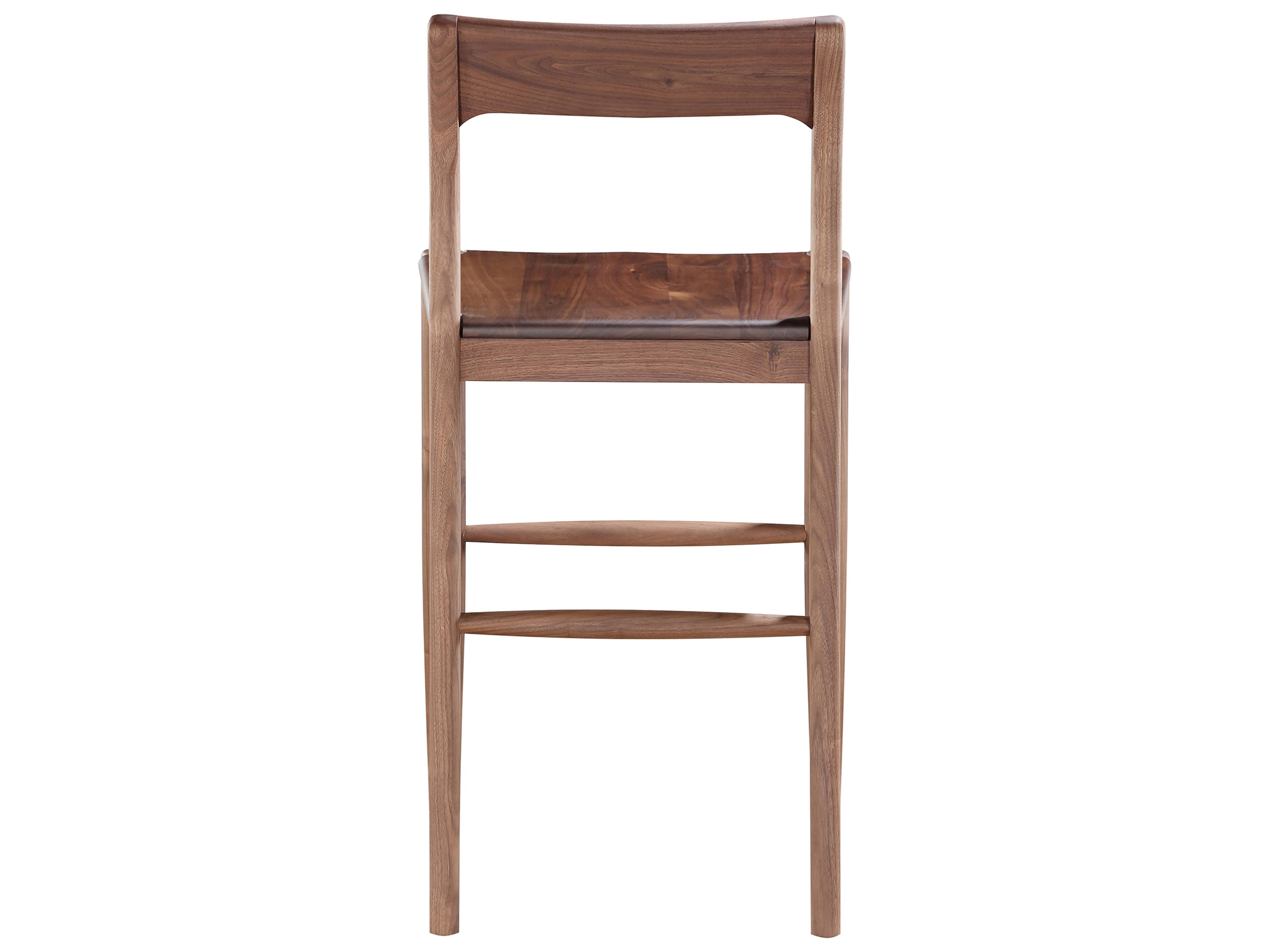 Moe's Home Owing Walnut Wood Counter Stool