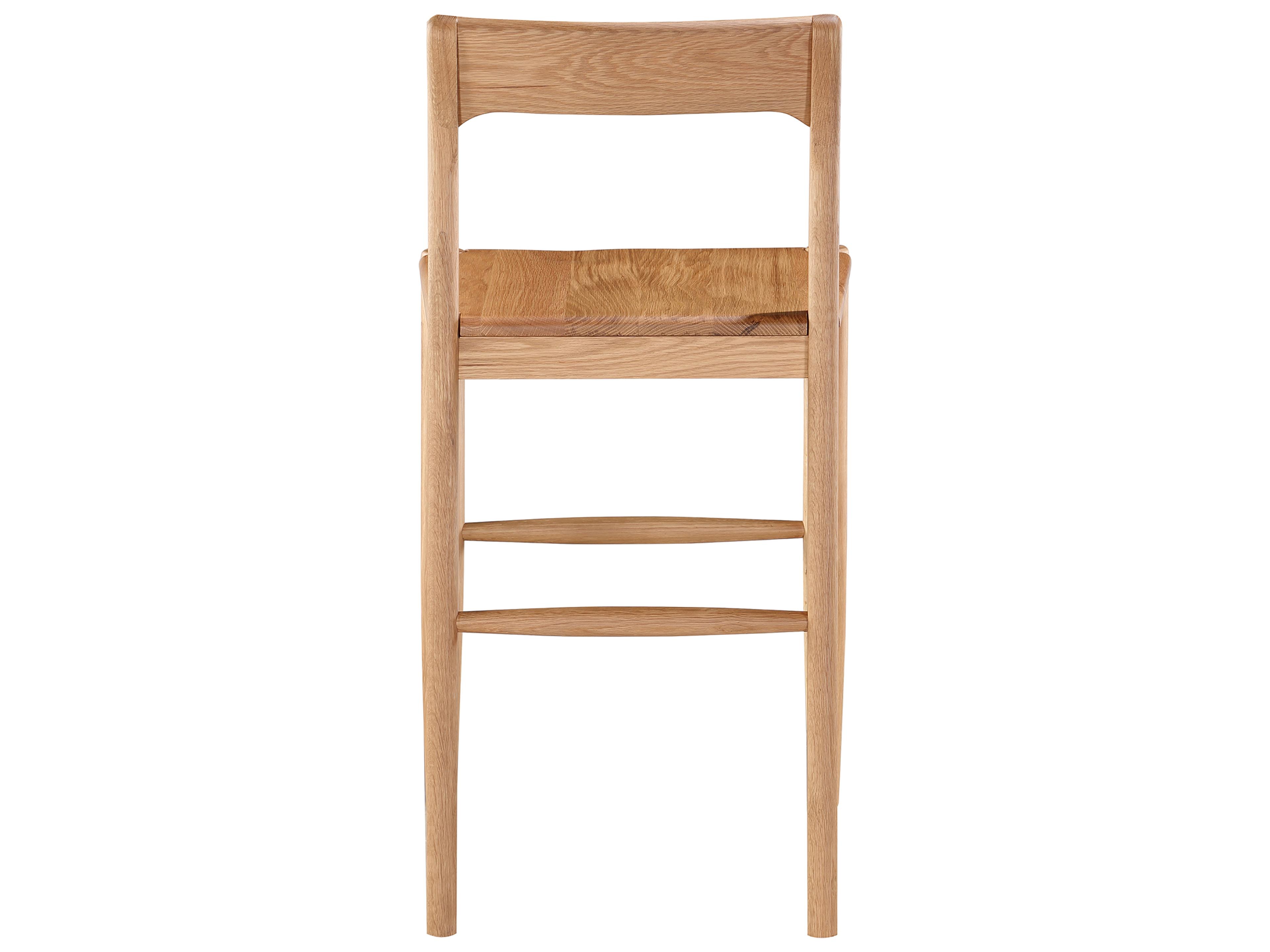 Moe's Home Owing Oak Wood Counter Stool