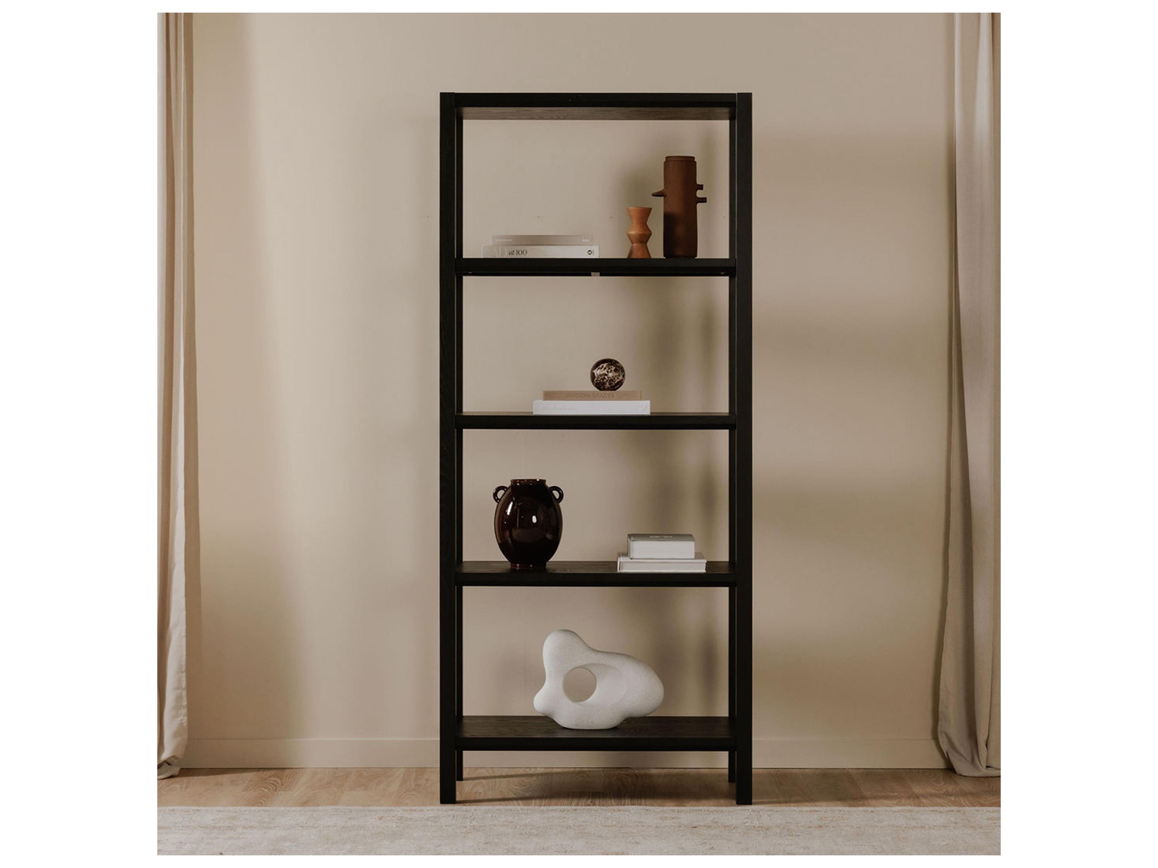 Moe's Home Nolan Black Bookcase