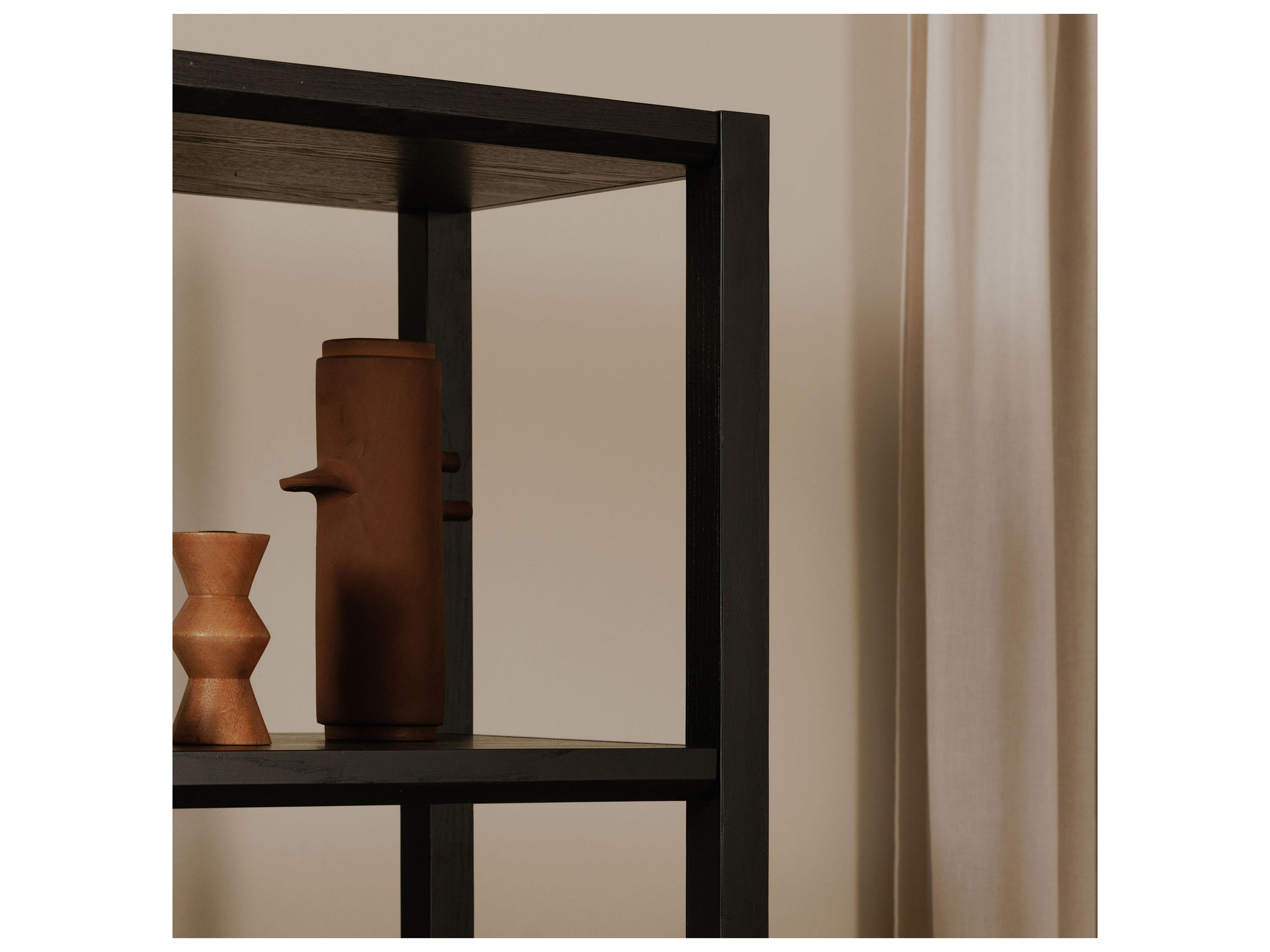 Moe's Home Nolan Black Bookcase