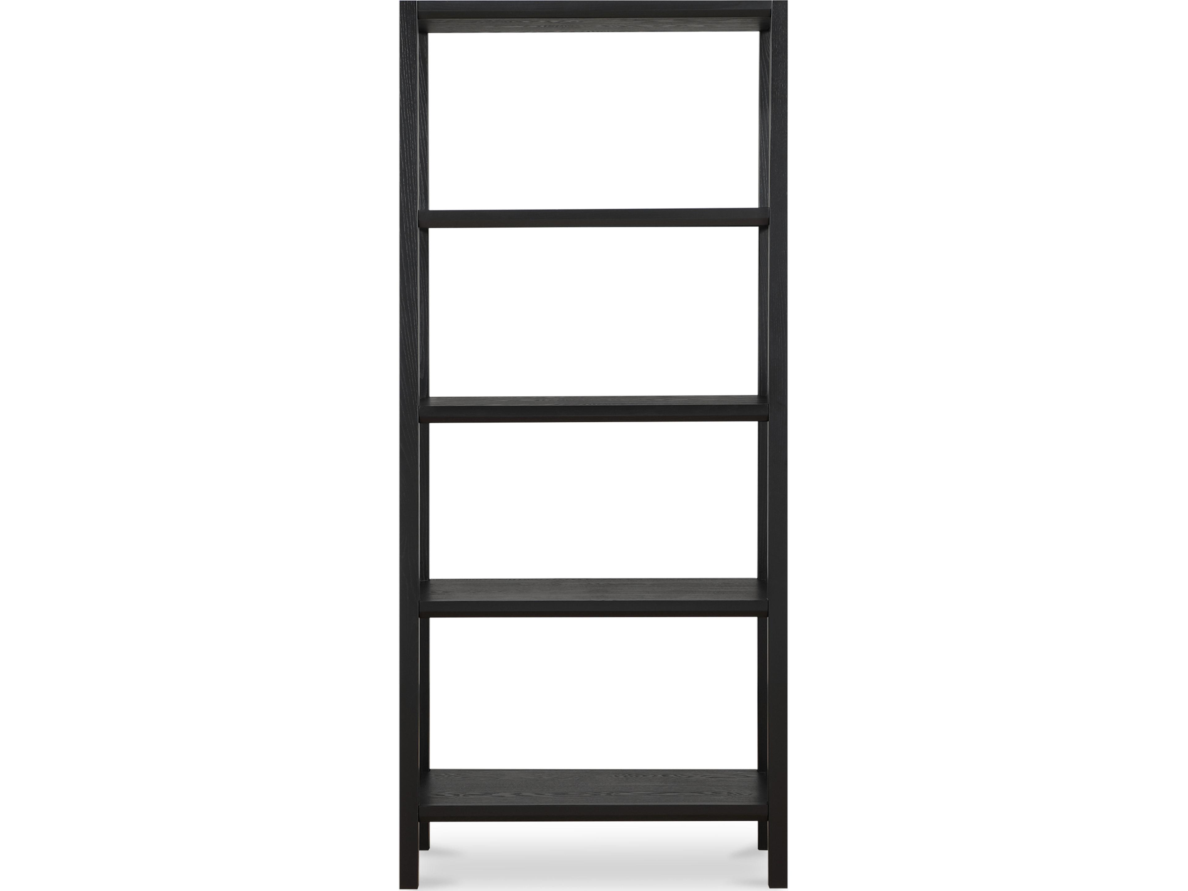 Nolan Black Bookcase