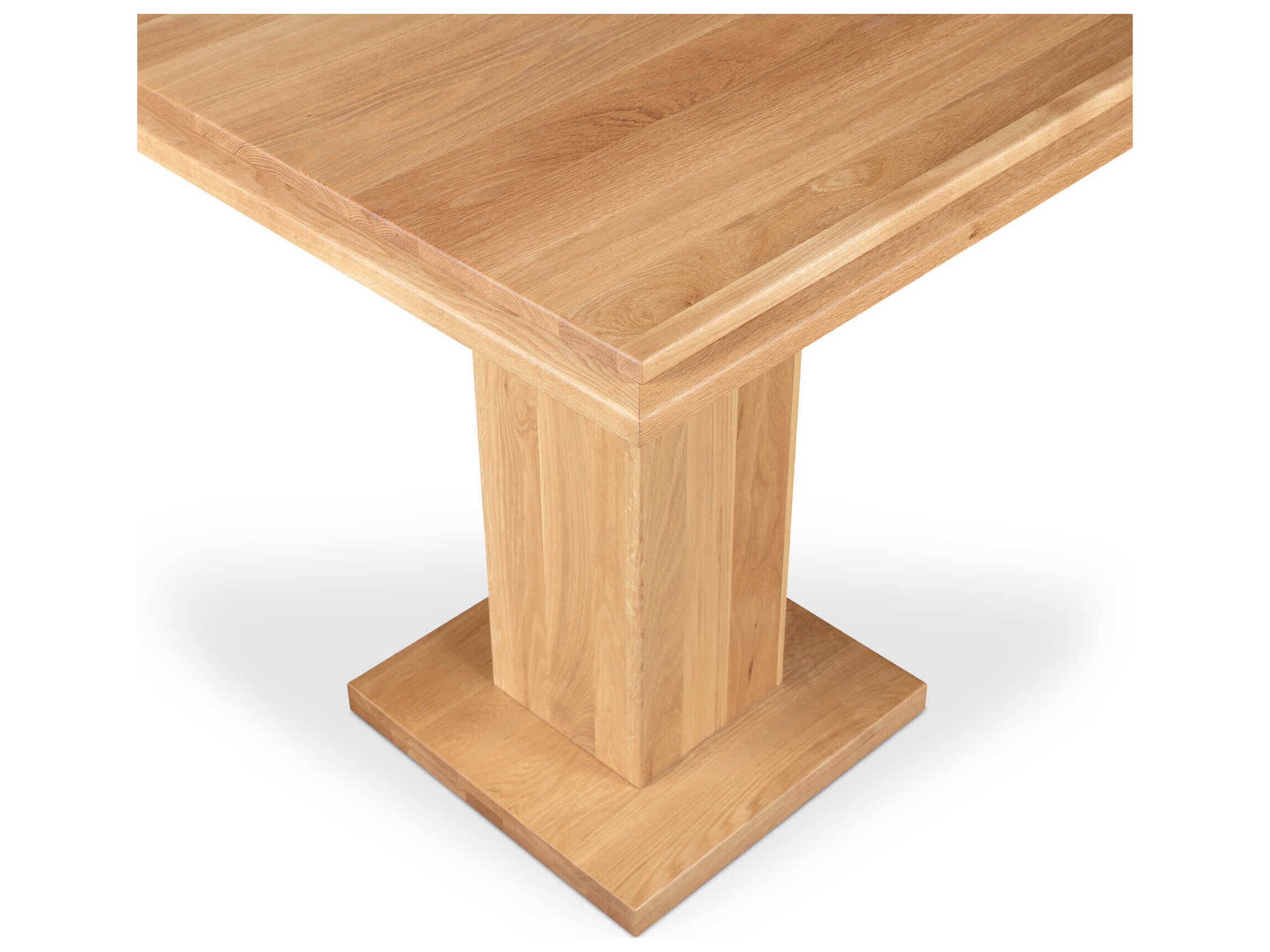 Moe's Home May Square Wood Natural Dining Table