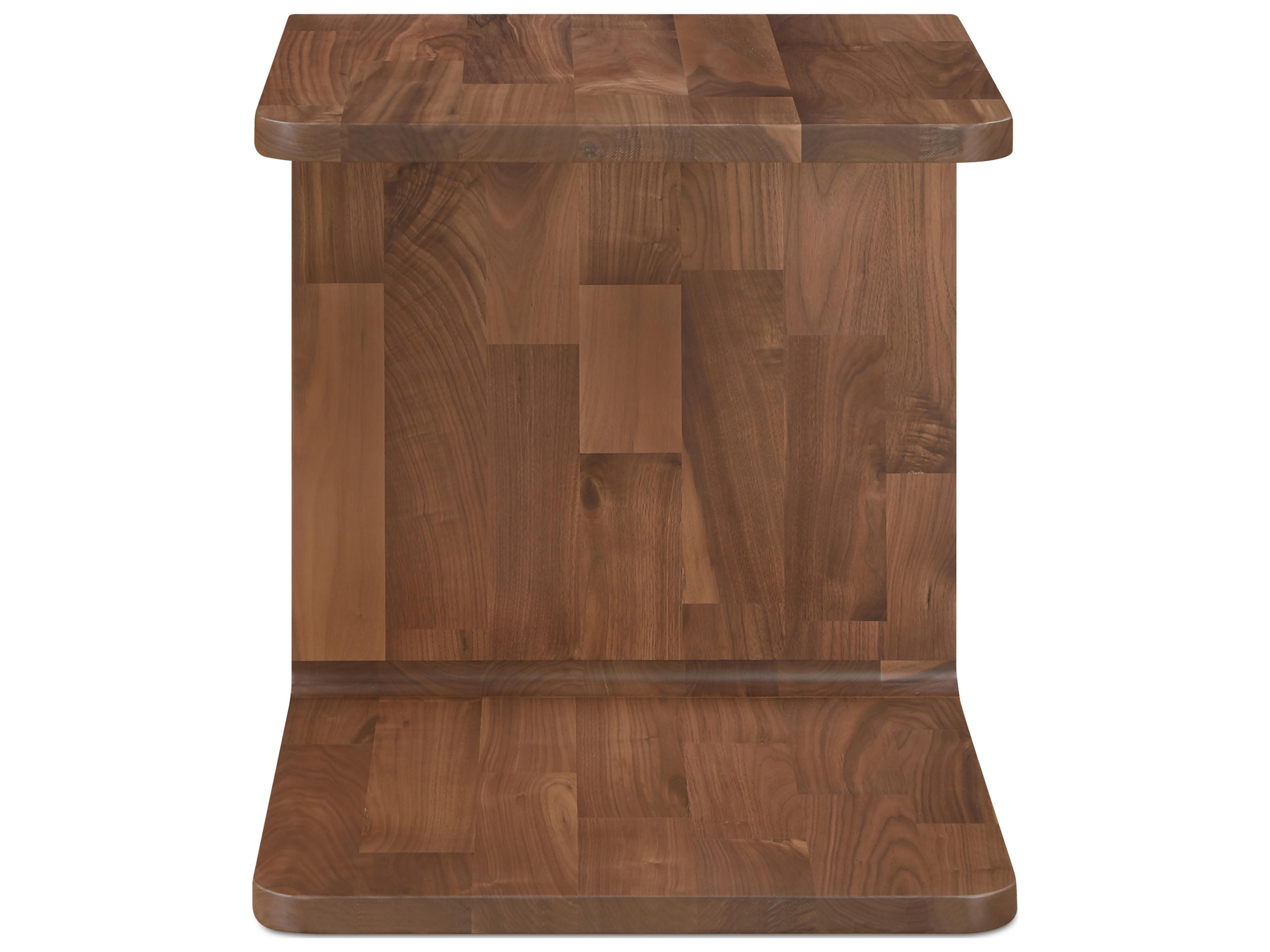 Moe's Home Carrie Rectangular Wood Walnut End Table