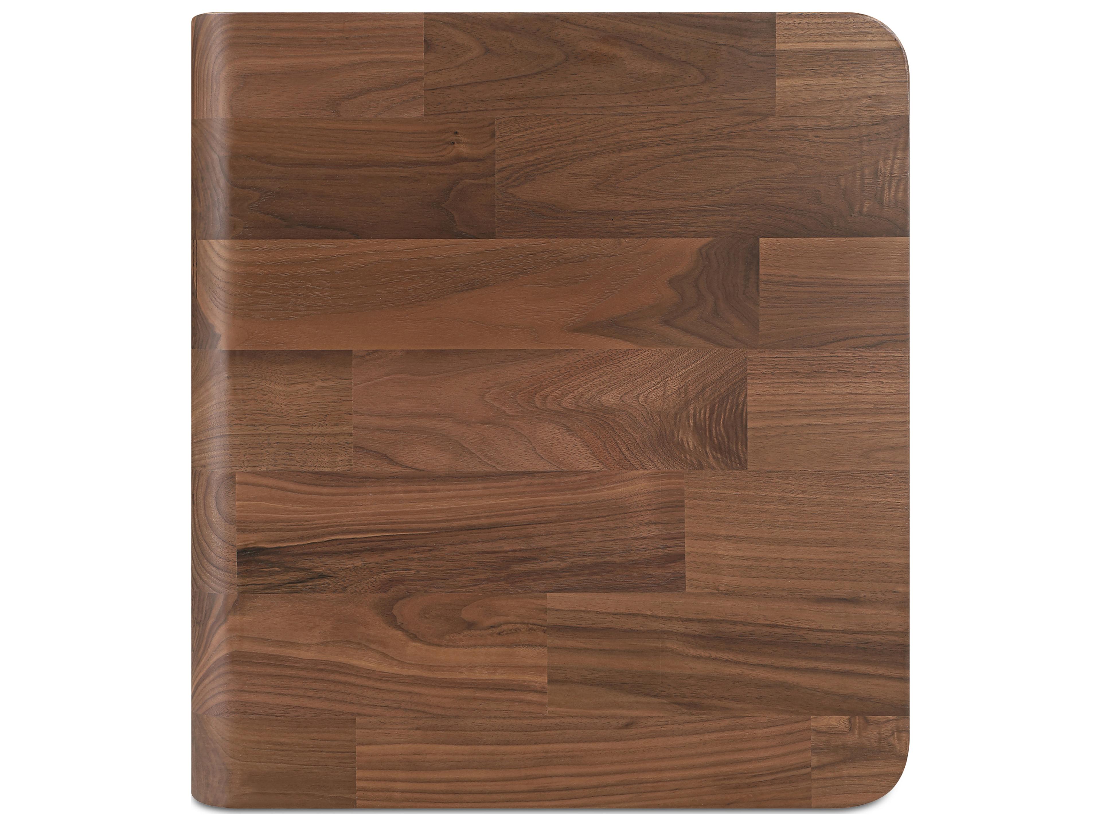 Moe's Home Carrie Rectangular Wood Walnut End Table