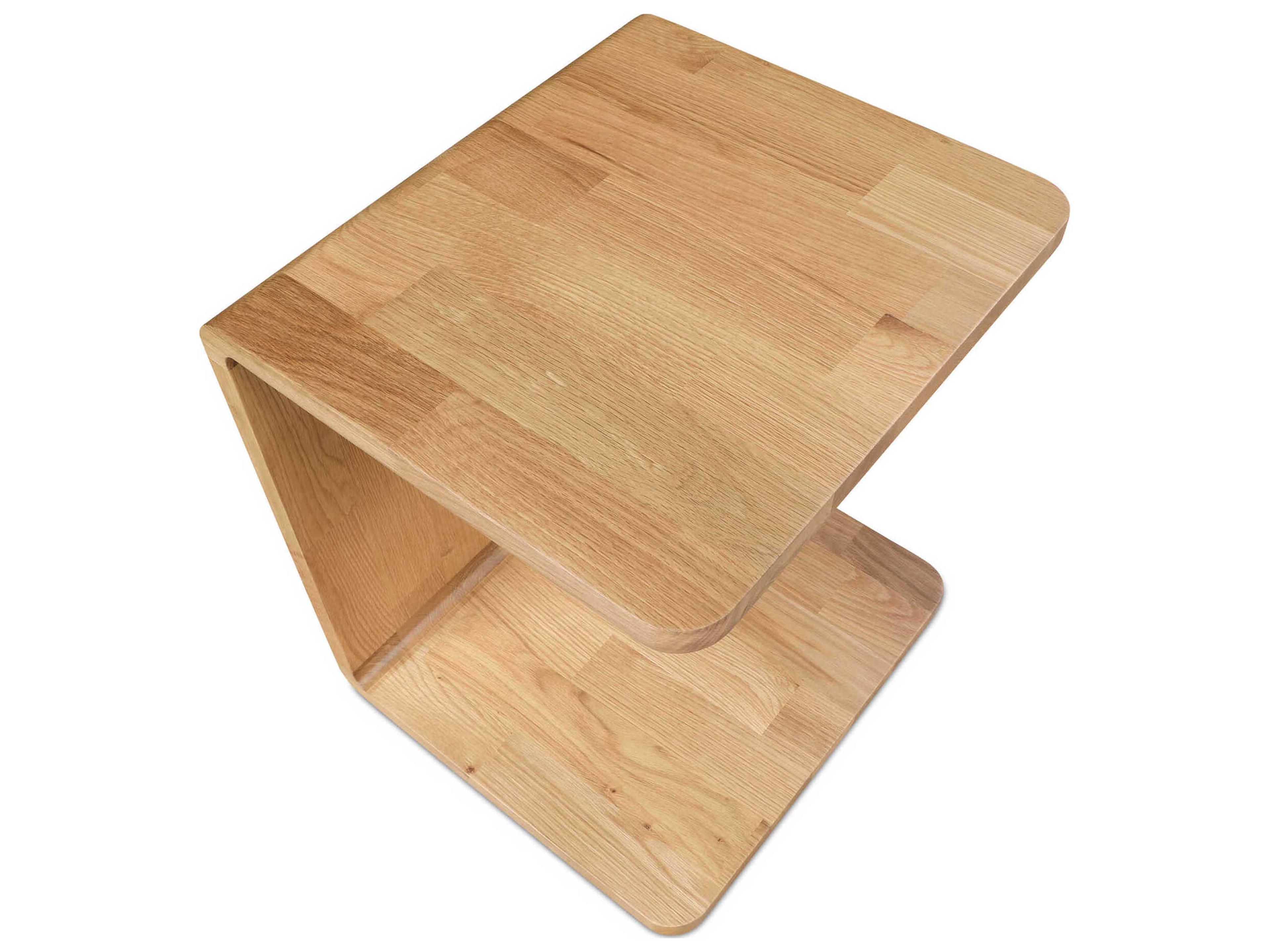 Moe's Home Carrie Rectangular Wood Natural End Table