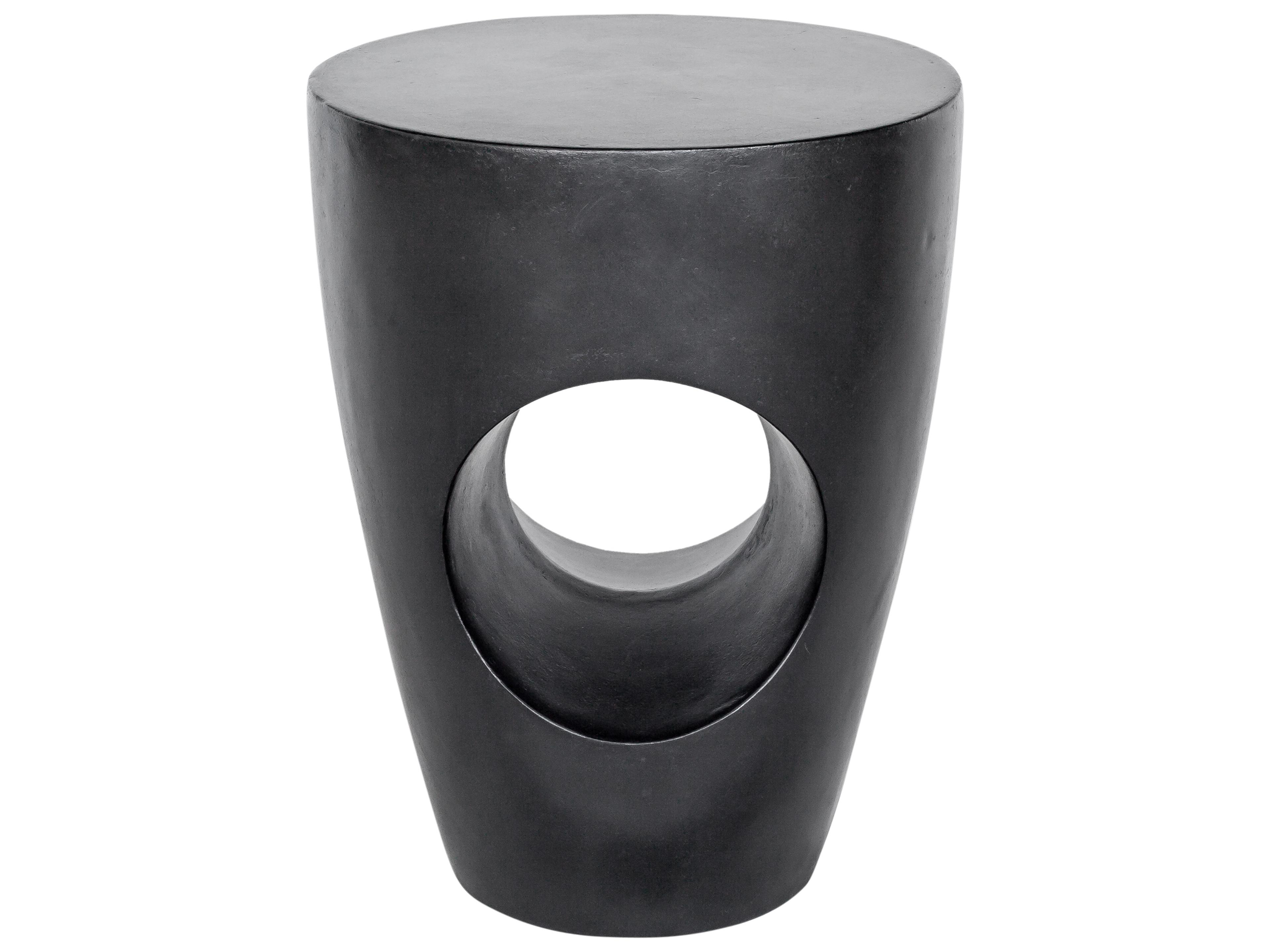 Moe's Home Aylard Black Accent Stool