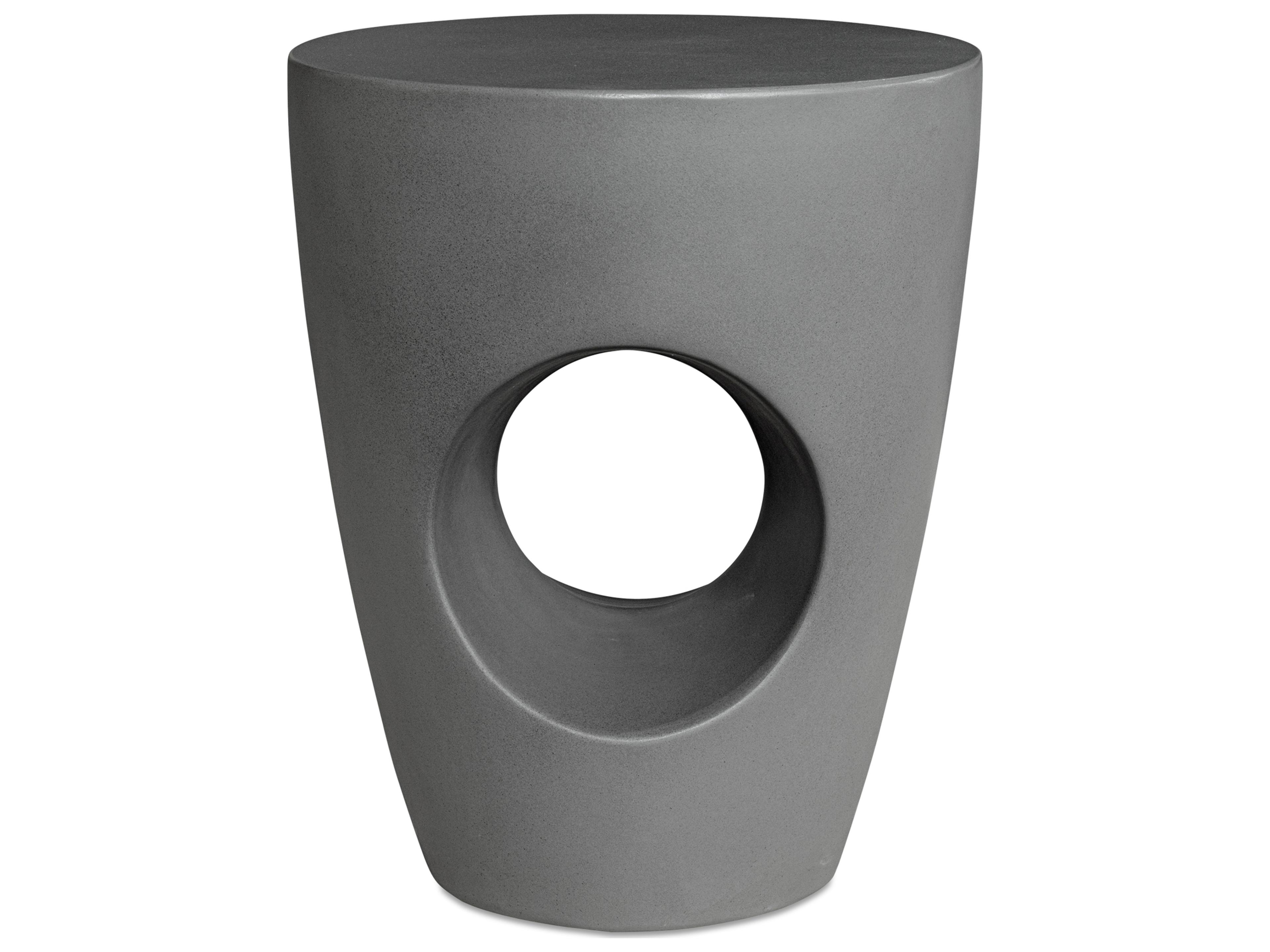 Moe's Home Aylard Dark Grey Gray Accent Stool