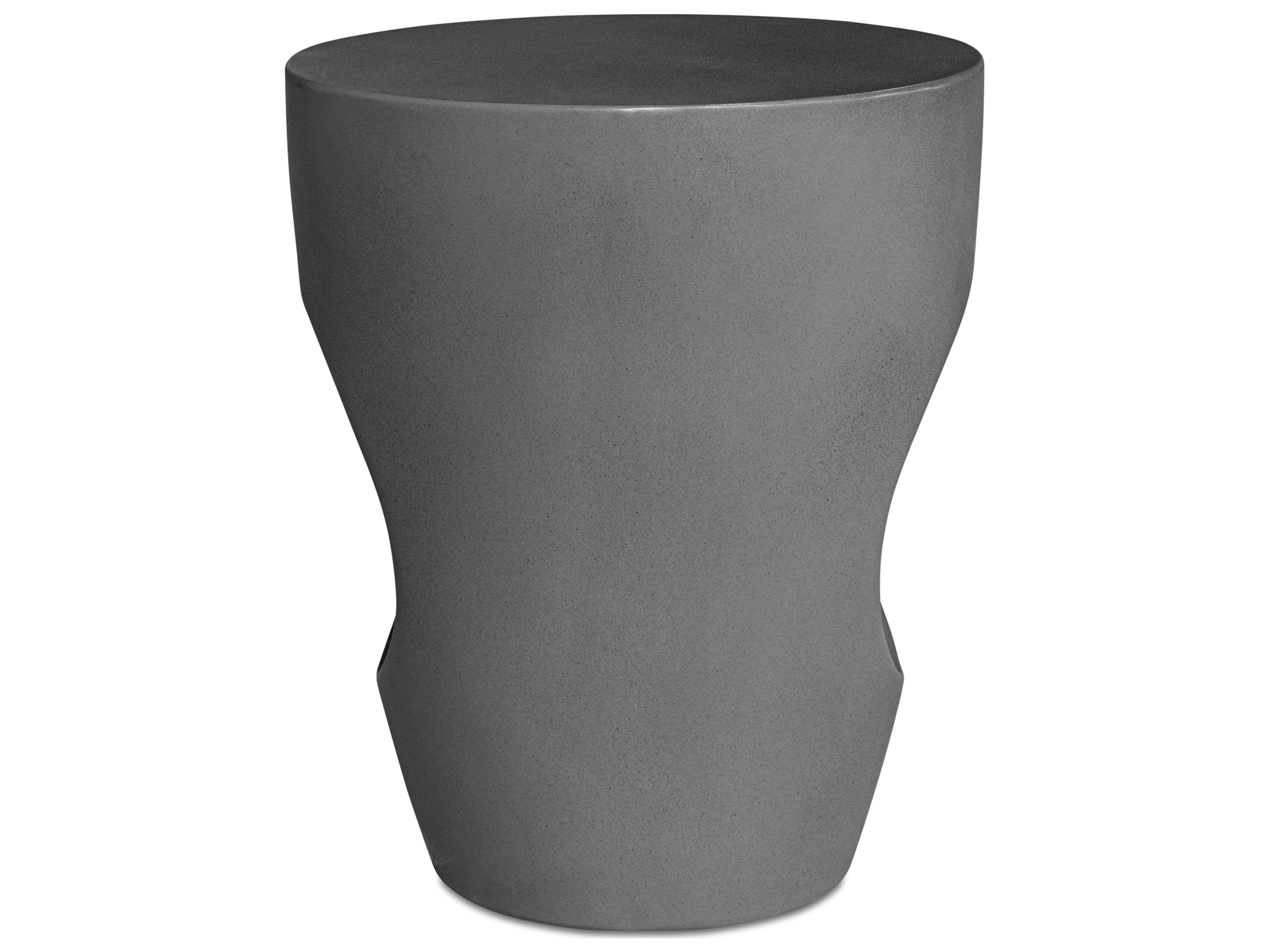 Moe's Home Aylard Dark Grey Gray Accent Stool