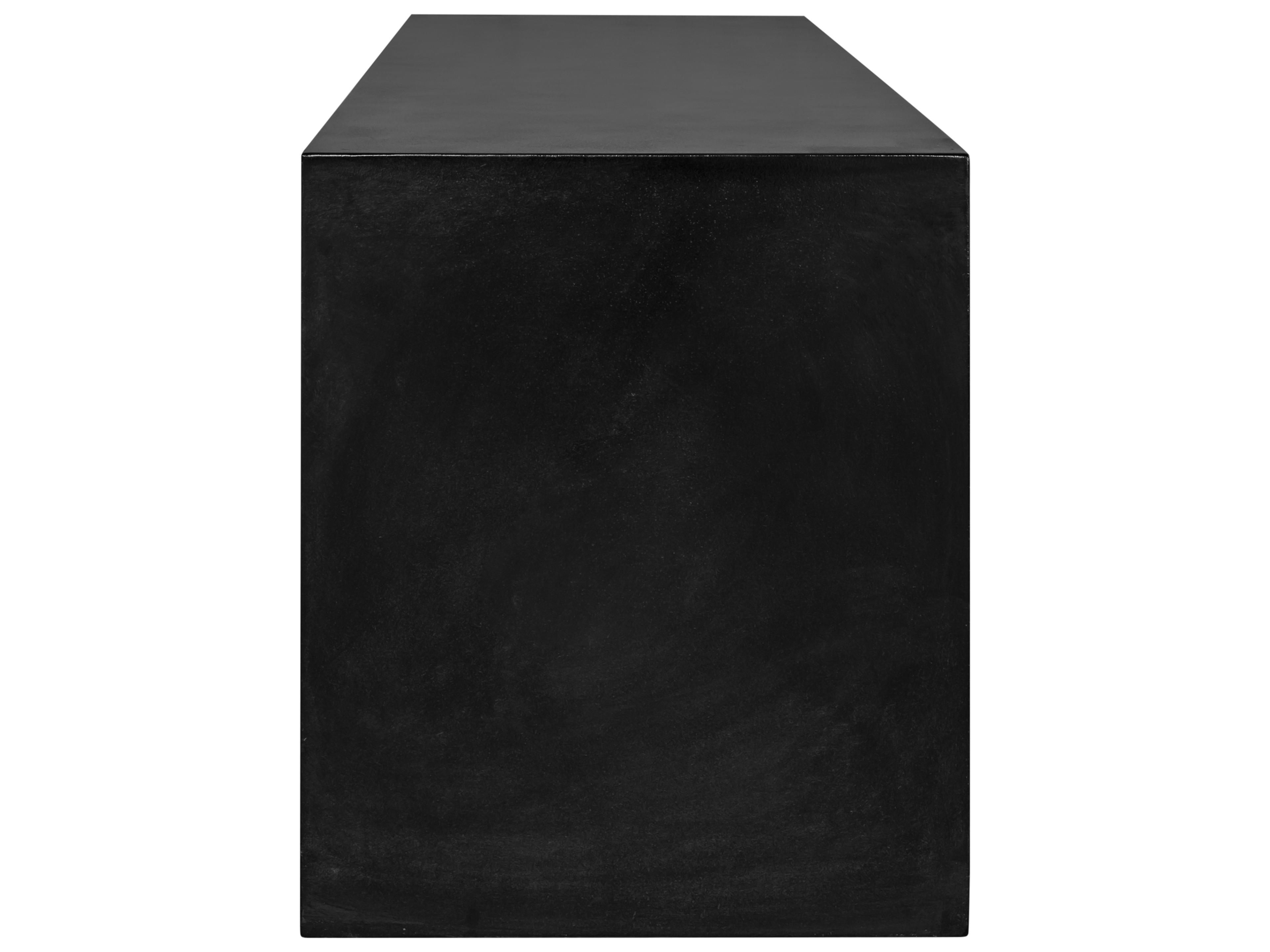 Moe's Home Lazarus Black Accent Bench