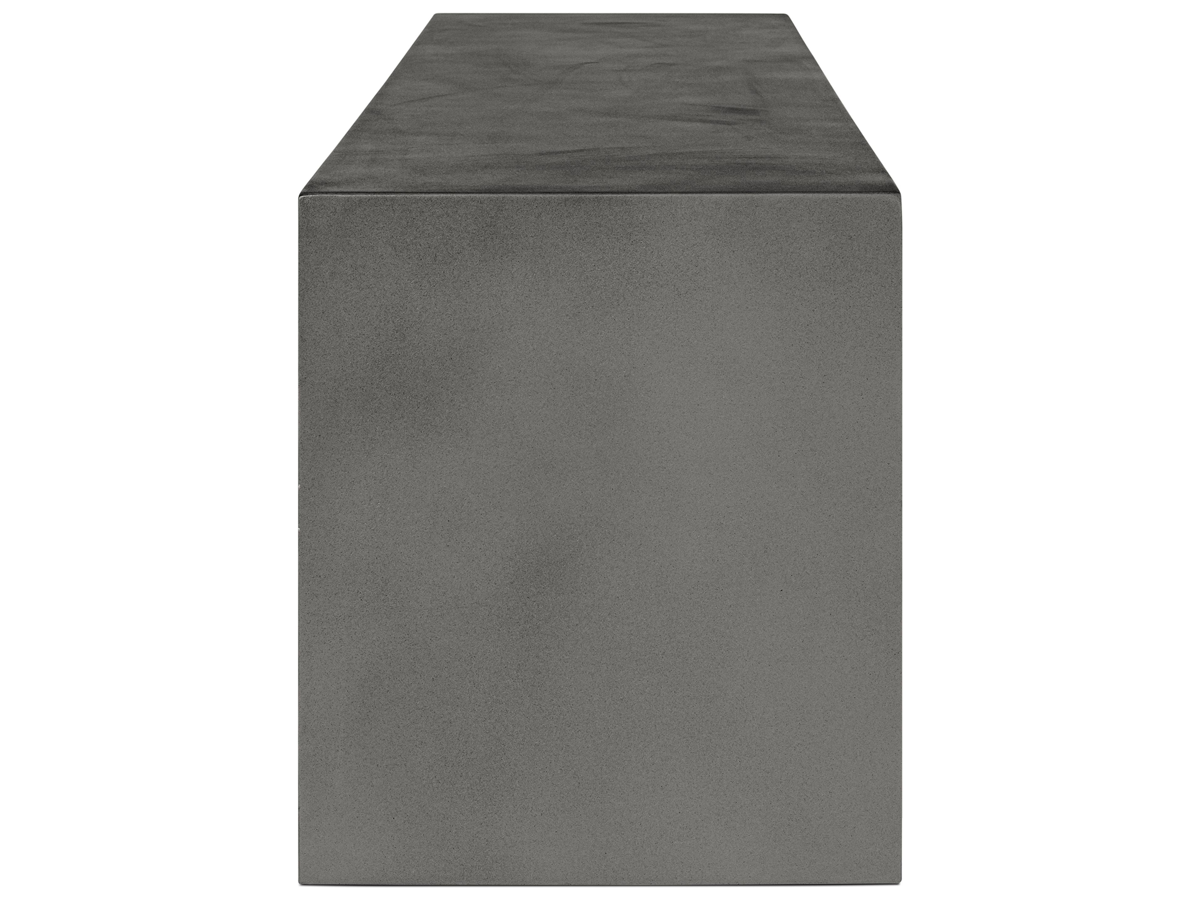 Moe's Home Lazarus Dark Grey Accent Bench