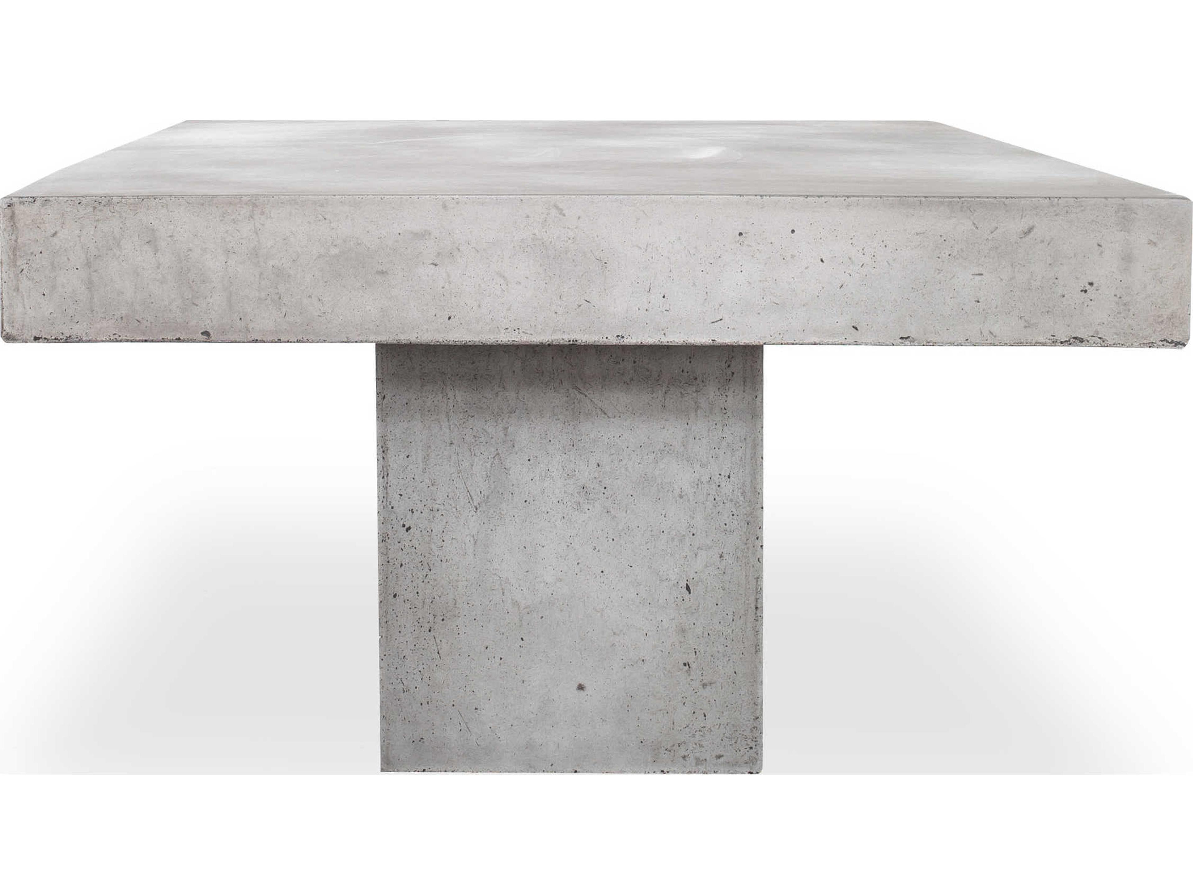 Moe's Home Maxima Rectangular Stone Dark Grey Coffee Table