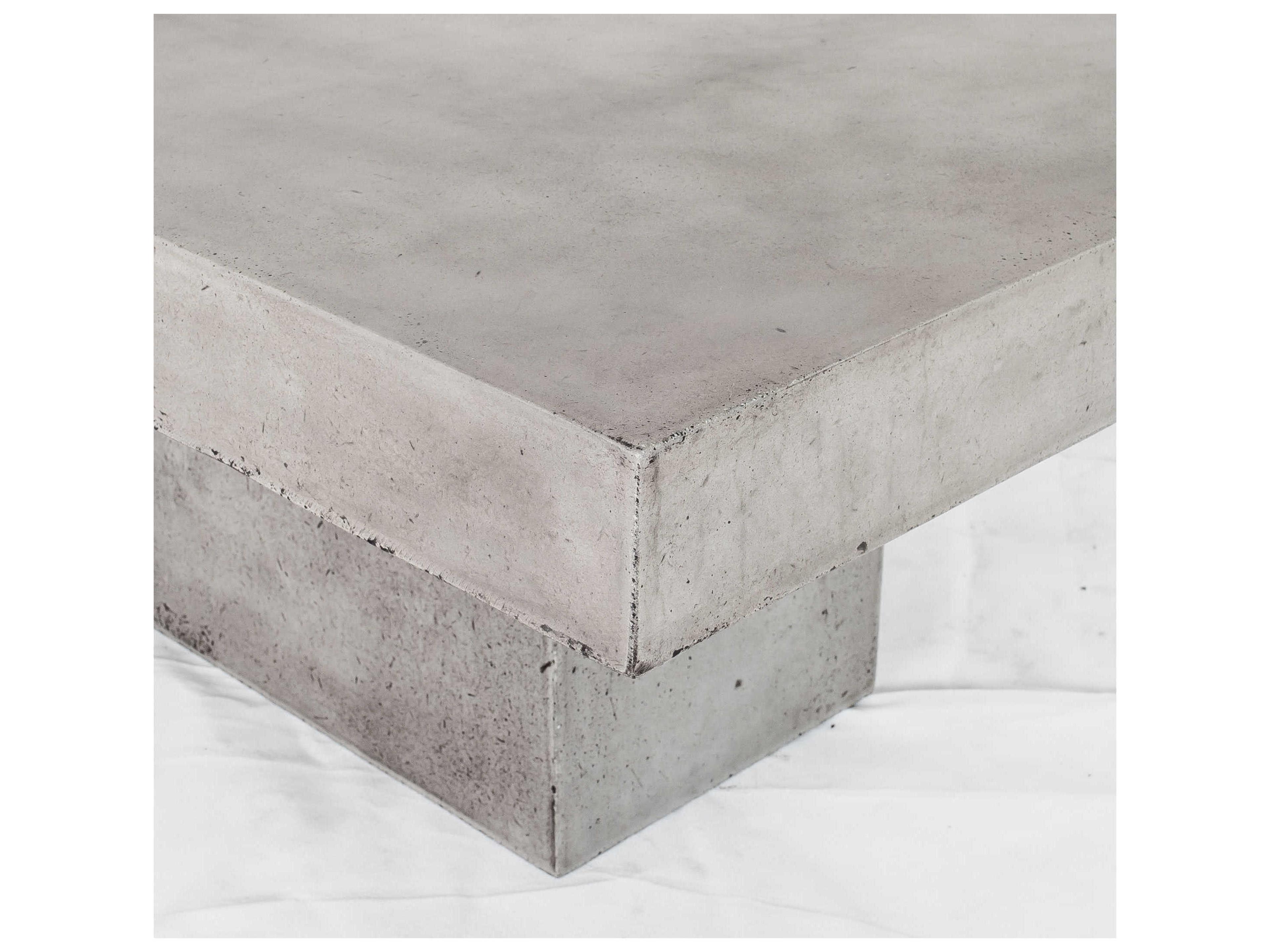 Moe's Home Maxima Rectangular Stone Dark Grey Coffee Table