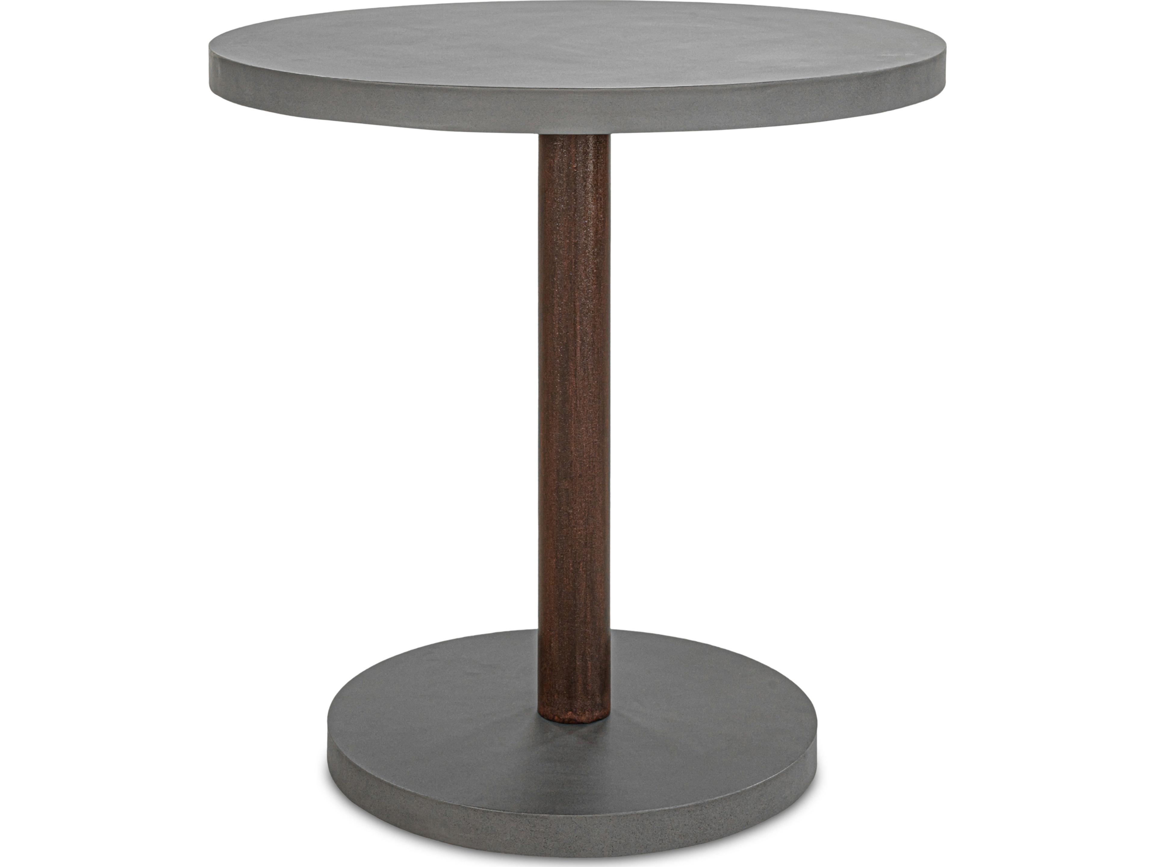 Hagan Round Dark Grey Dining Table
